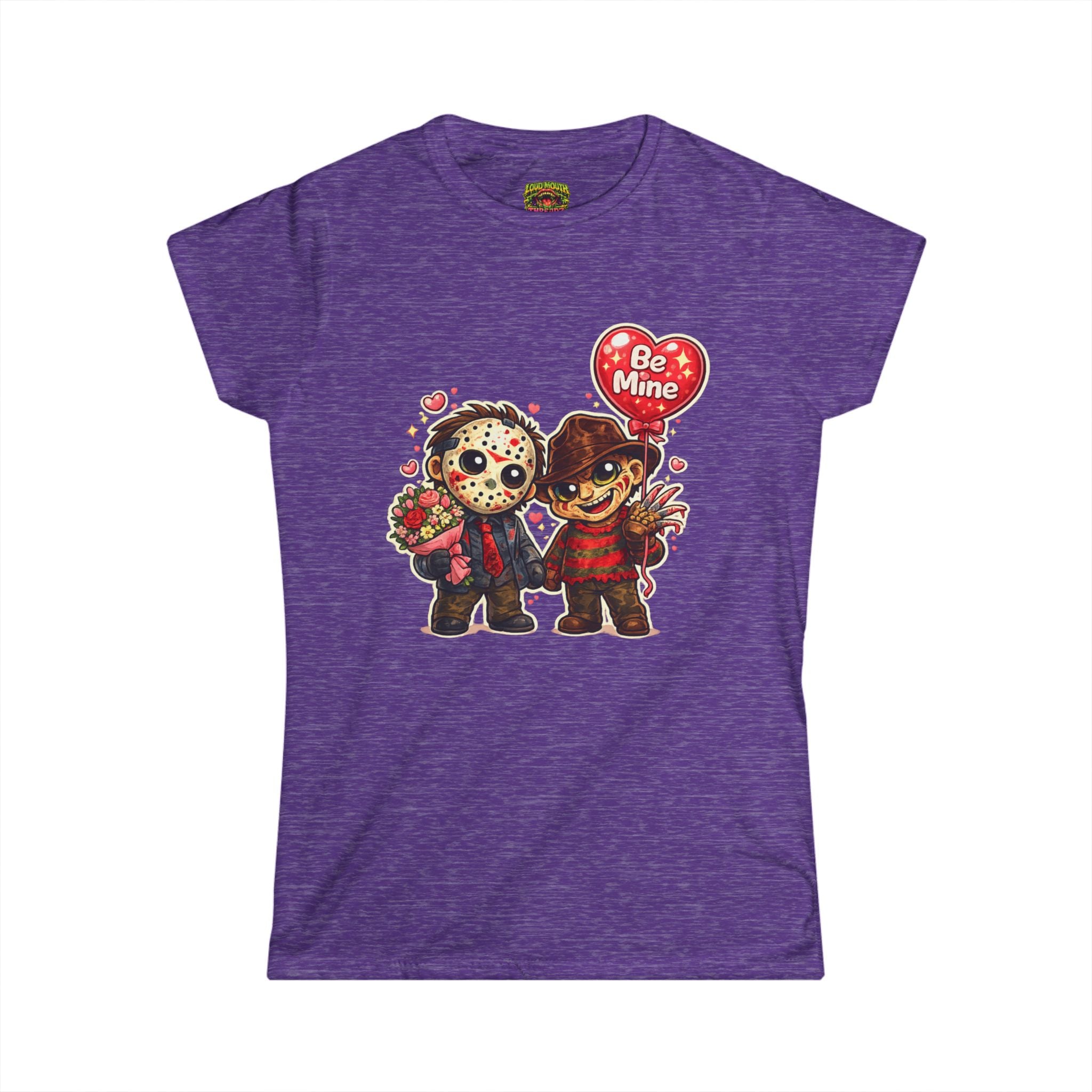 Valentine Horror Cuties T-Shirt — "Be Mine" Jason & Freddy Couple Tee