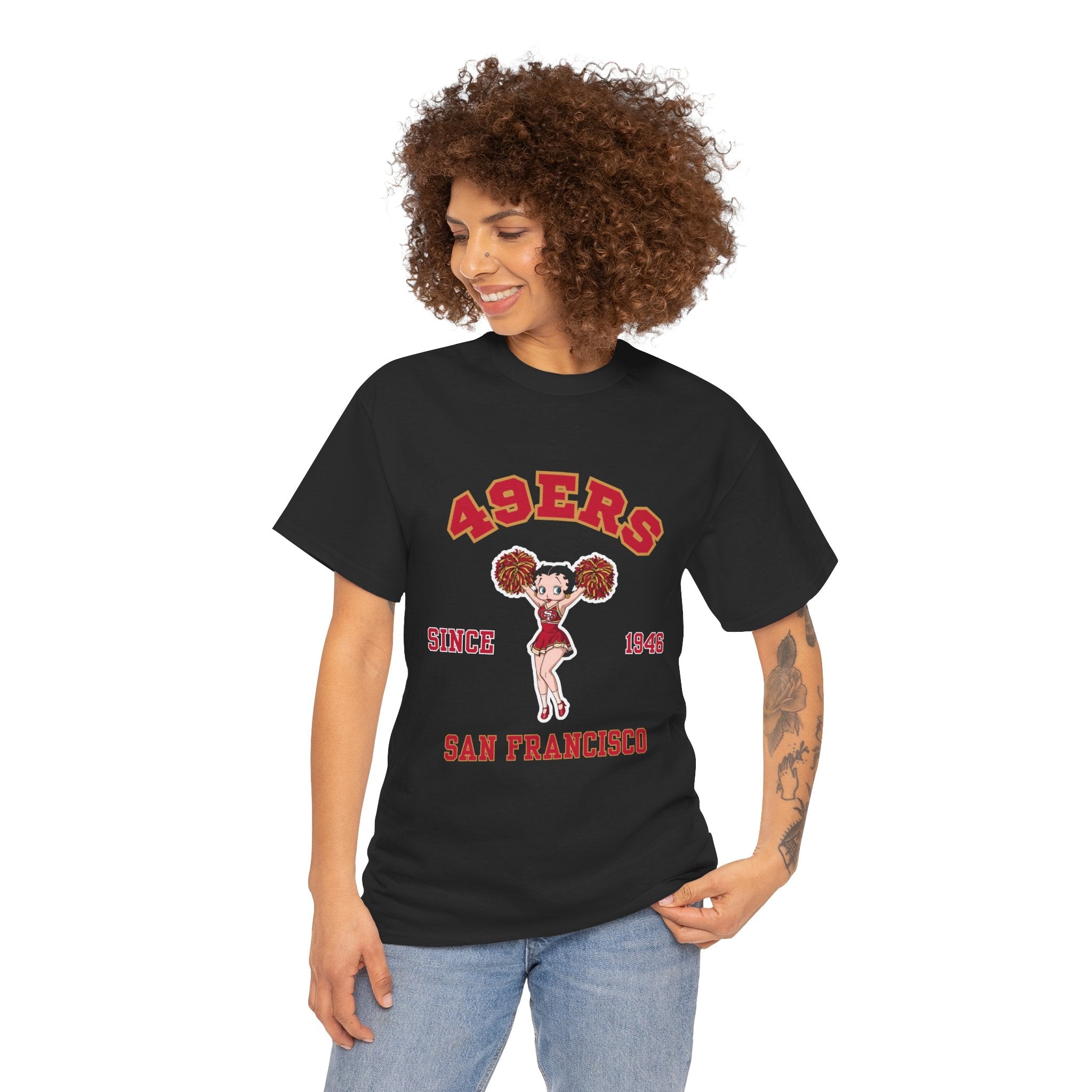 49ers Cheerleader T-Shirt – San Francisco Since 1946
