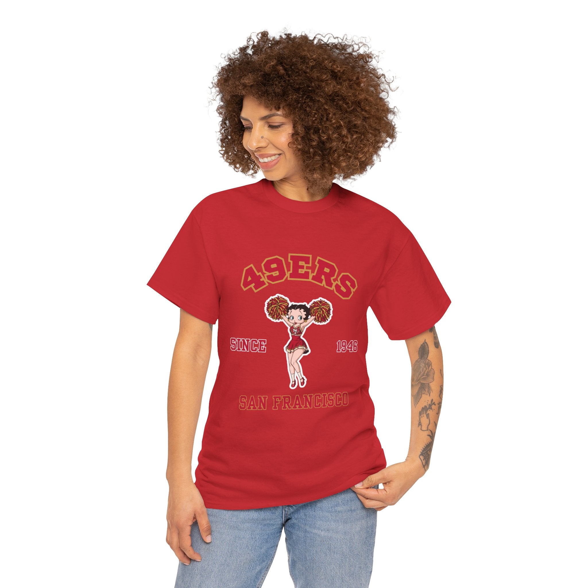49ers Cheerleader T-Shirt – San Francisco Since 1946
