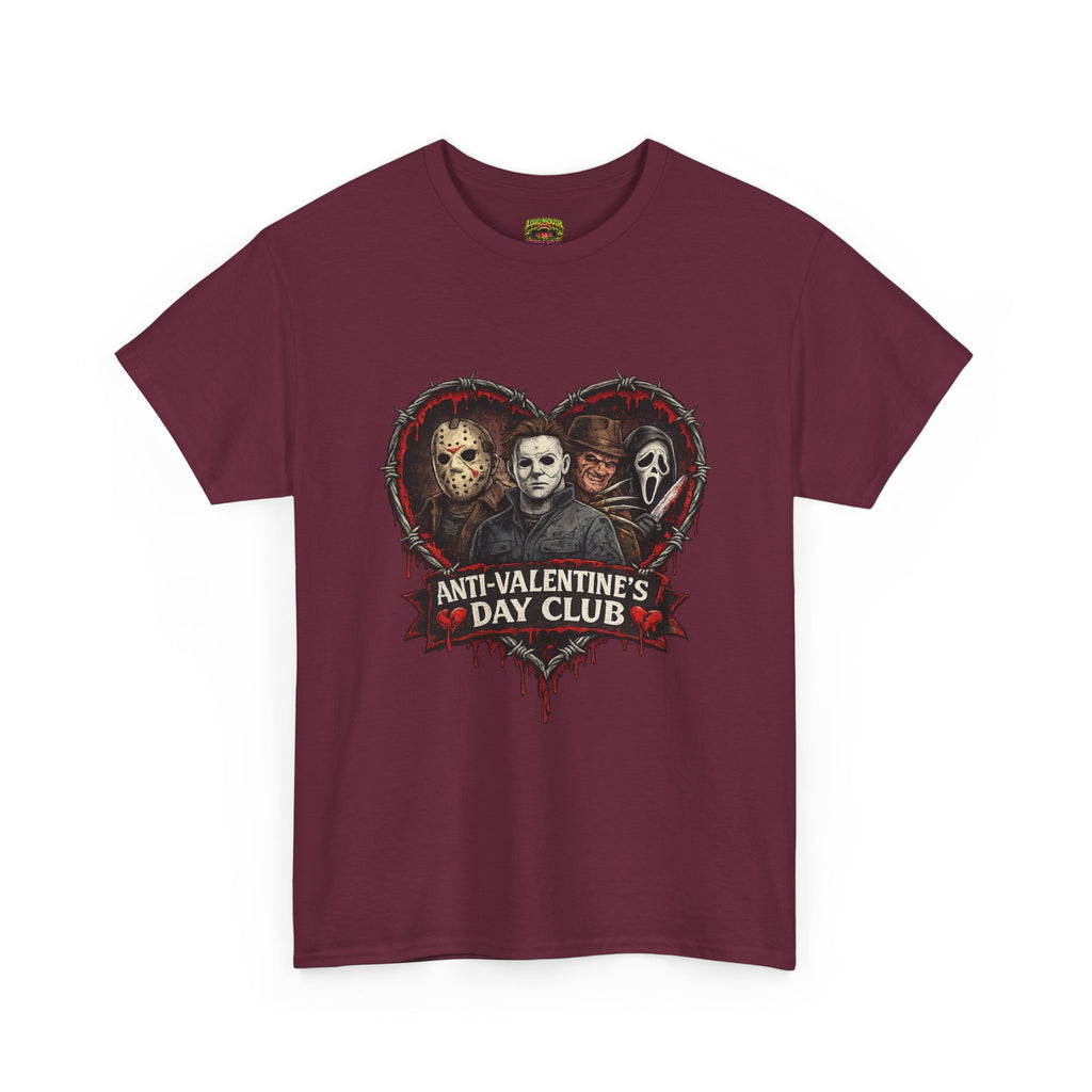 Horror Classics Anti-Valentine's Unisex Heavy Cotton Tee