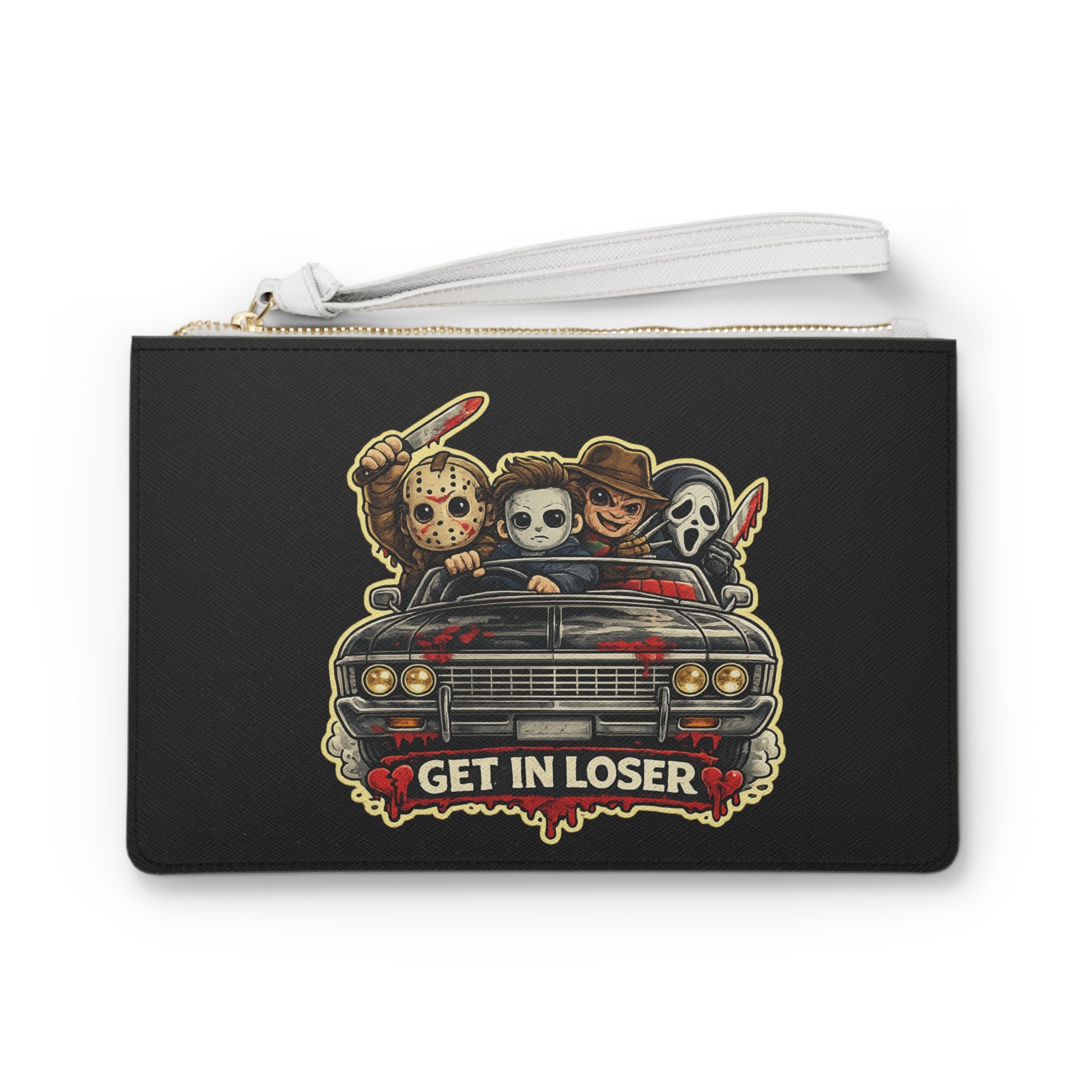 Cute Horrors "Get in Loser" Clutch Bag