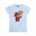 Valentine's Freddy Krueger Tee – 'Be Mine' Horror Heart Women's Shirt