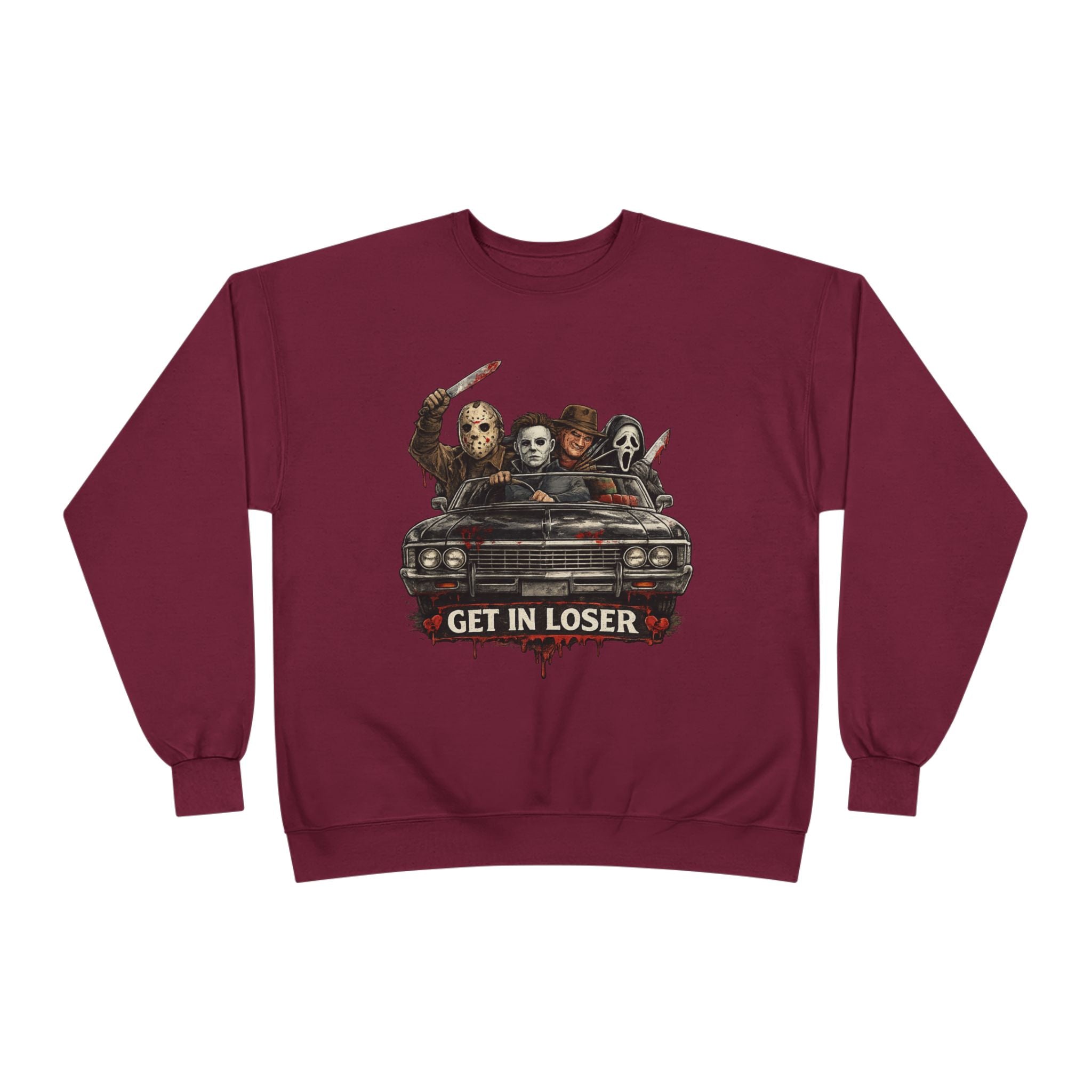 "Get in Loser" Horror Classic Unisex EcoSmart® Crewneck Sweatshirt