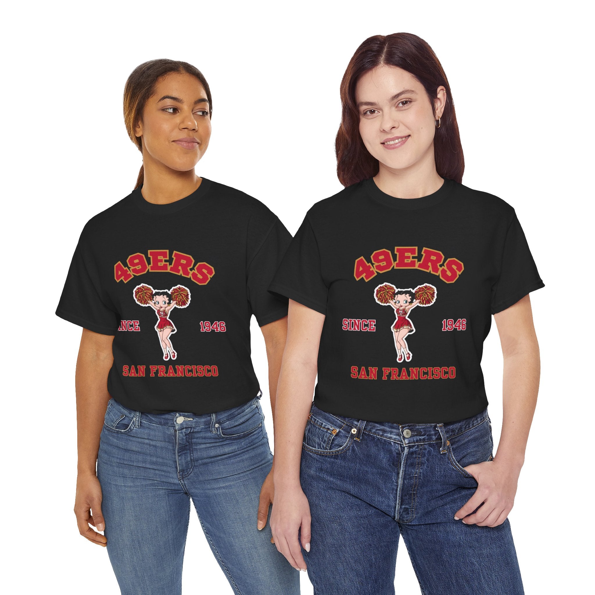 49ers Cheerleader T-Shirt – San Francisco Since 1946