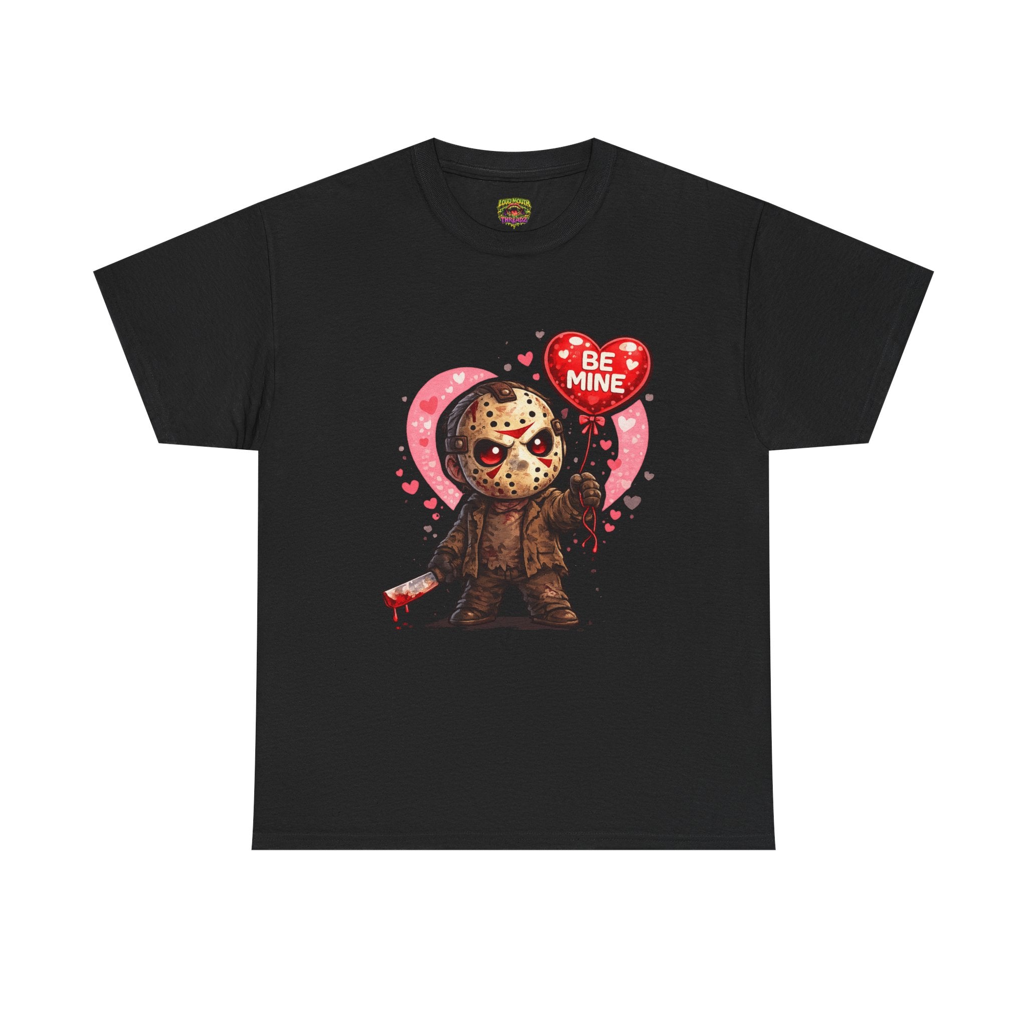 Jason Valentine Tee - 'Be Mine' Horror Cute Valentine's Day T-Shirt