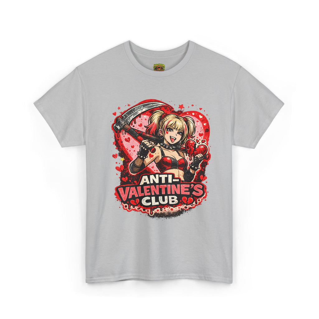 Anti-Valentine's Club Tee — Edgy Gothic Valentine's Day Graphic Shirt