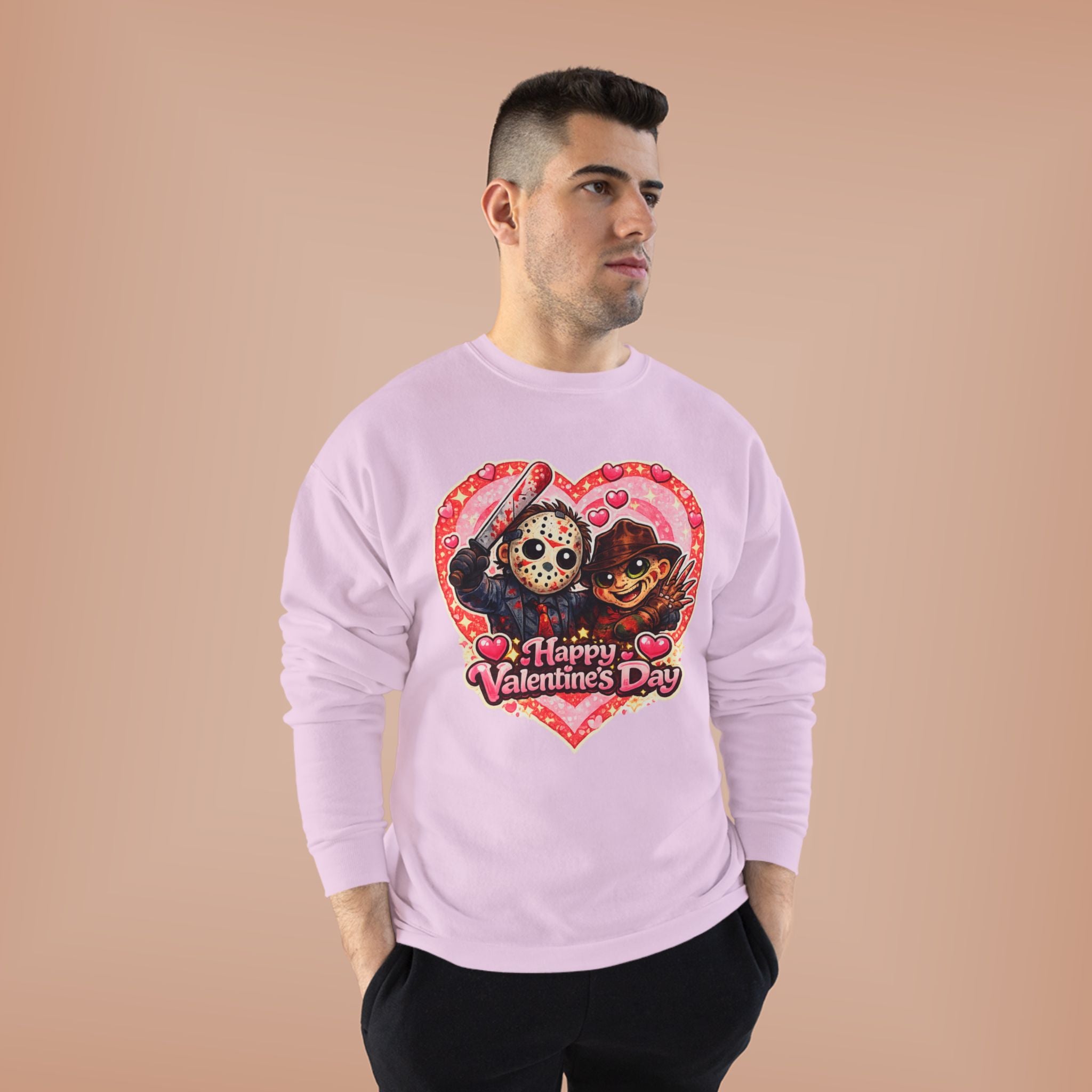 Cute Horrors Valentine's Day Unisex EcoSmart® Crewneck Sweatshirt