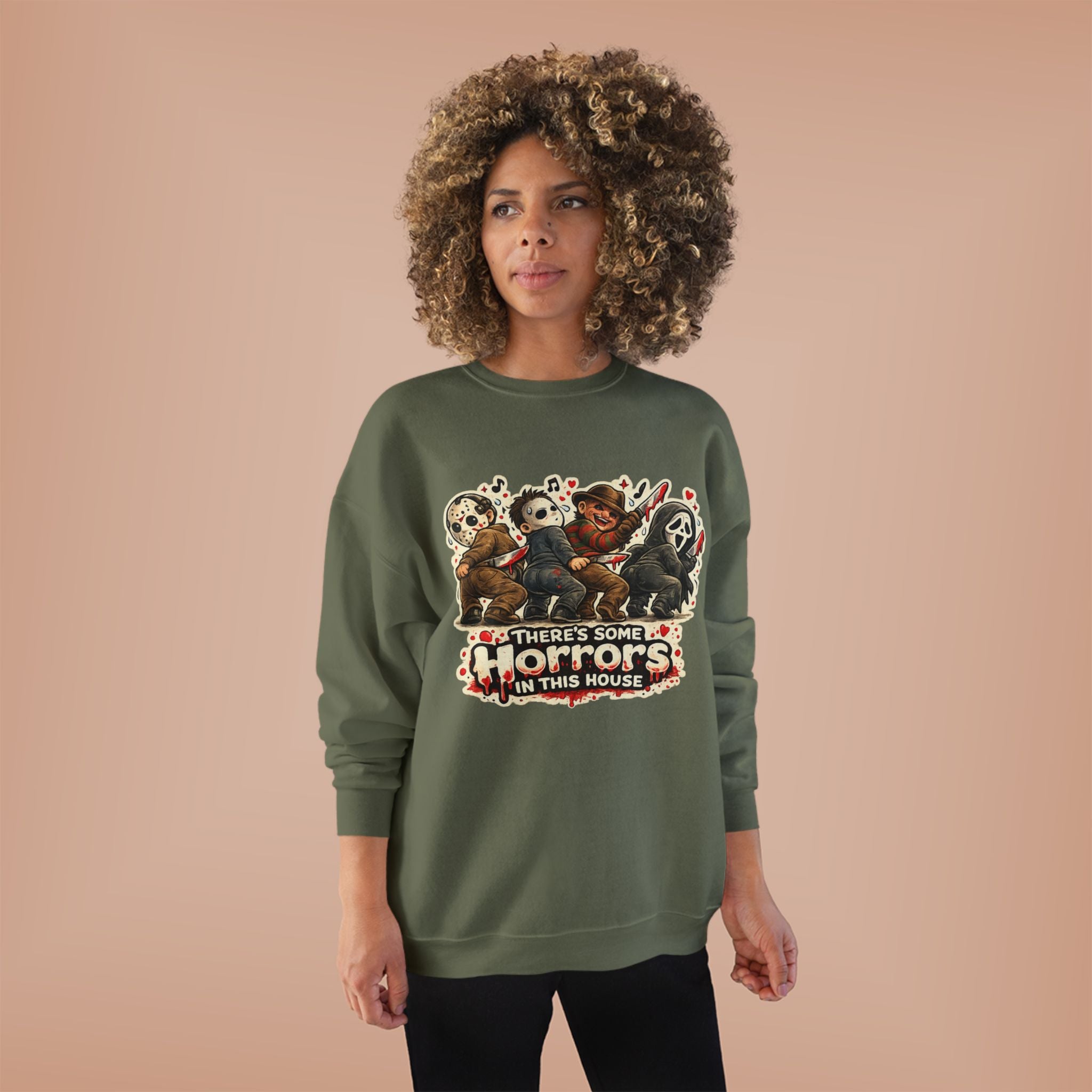 Horrors in this House Unisex EcoSmart® Crewneck Sweatshirt