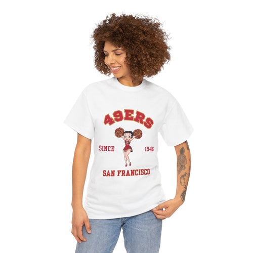 49ers Cheerleader T-Shirt – San Francisco Since 1946