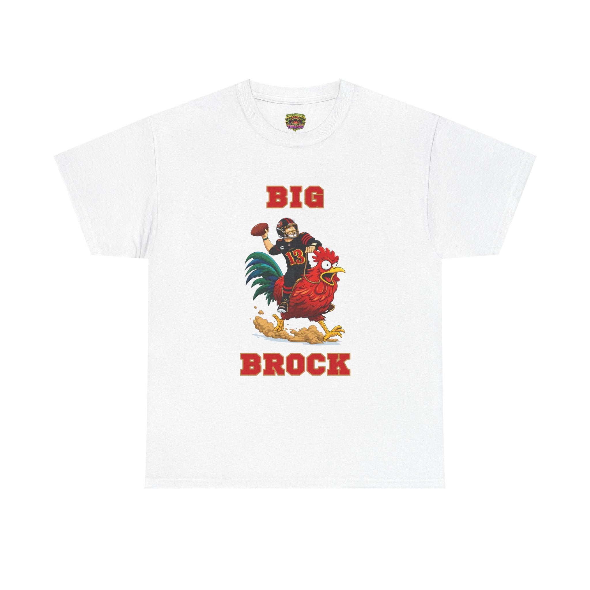Big Brock T-Shirt — Retro Rooster Graphic Tee