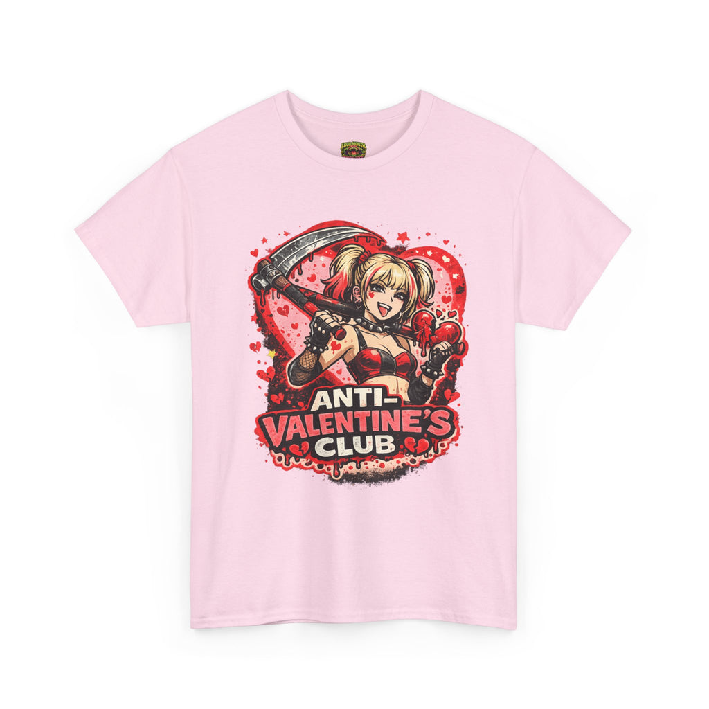 Anti-Valentine's Club Tee — Edgy Gothic Valentine's Day Graphic Shirt