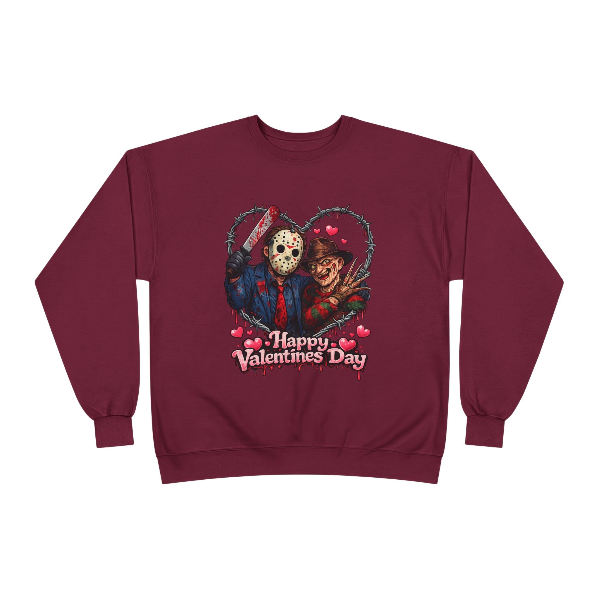 Horror Classic Valentine's Day Unisex EcoSmart® Crewneck Sweatshirt