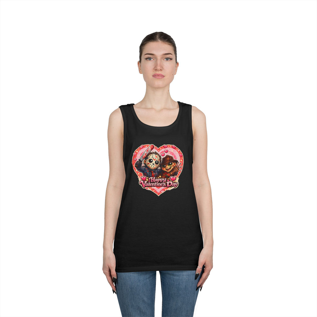 Horror Classic Valentine's Unisex Heavy Cotton Tank Top