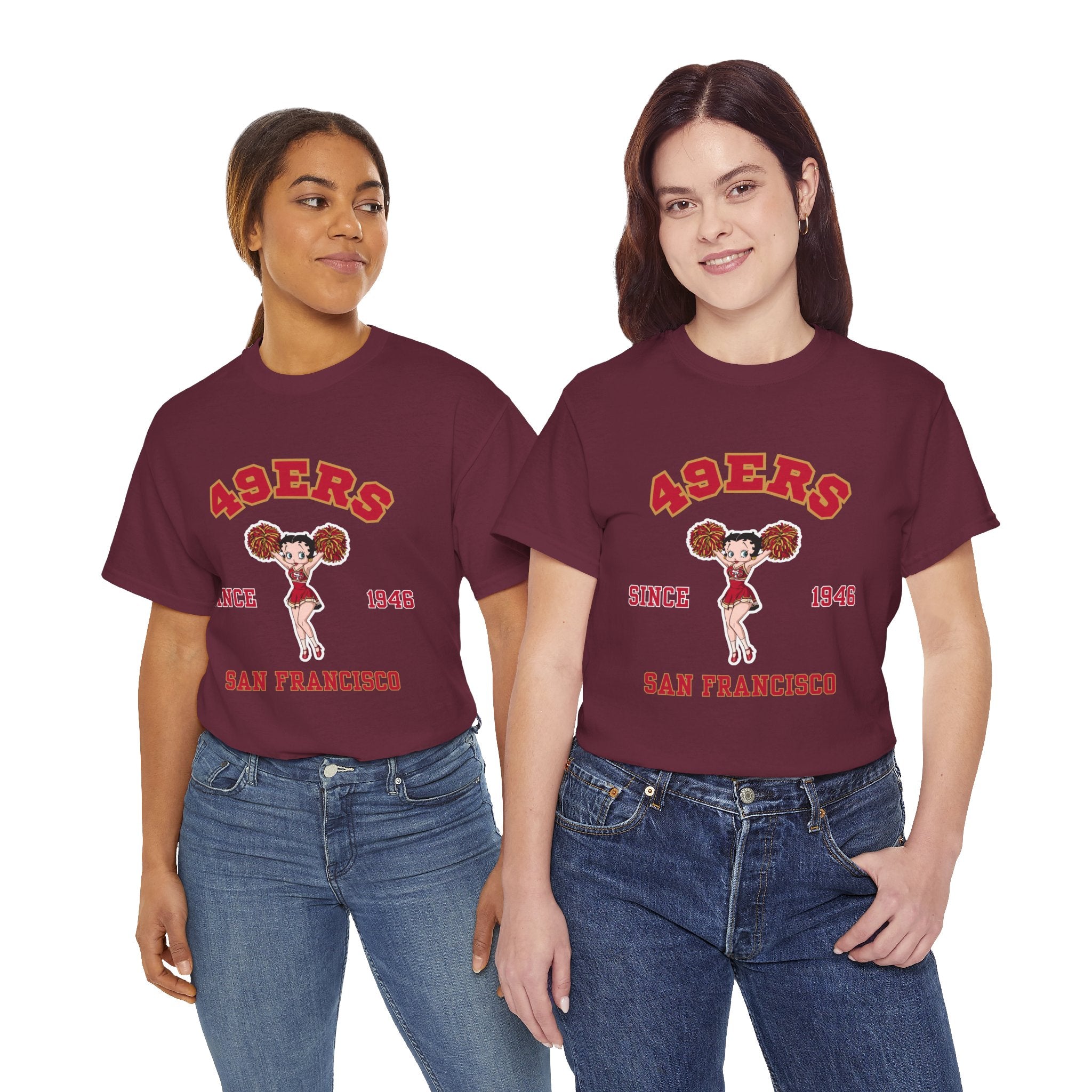 49ers Cheerleader T-Shirt – San Francisco Since 1946