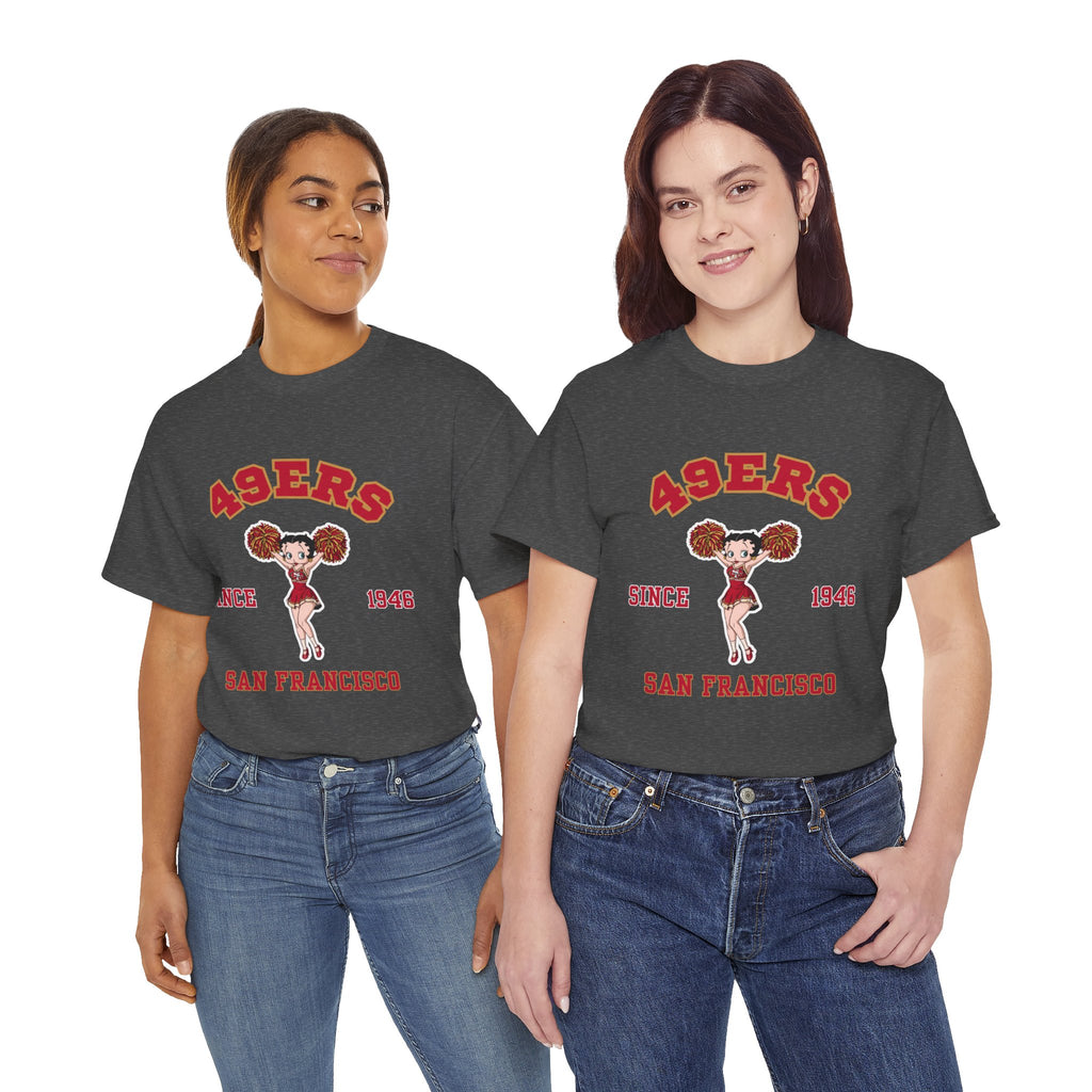 49ers Cheerleader T-Shirt – San Francisco Since 1946