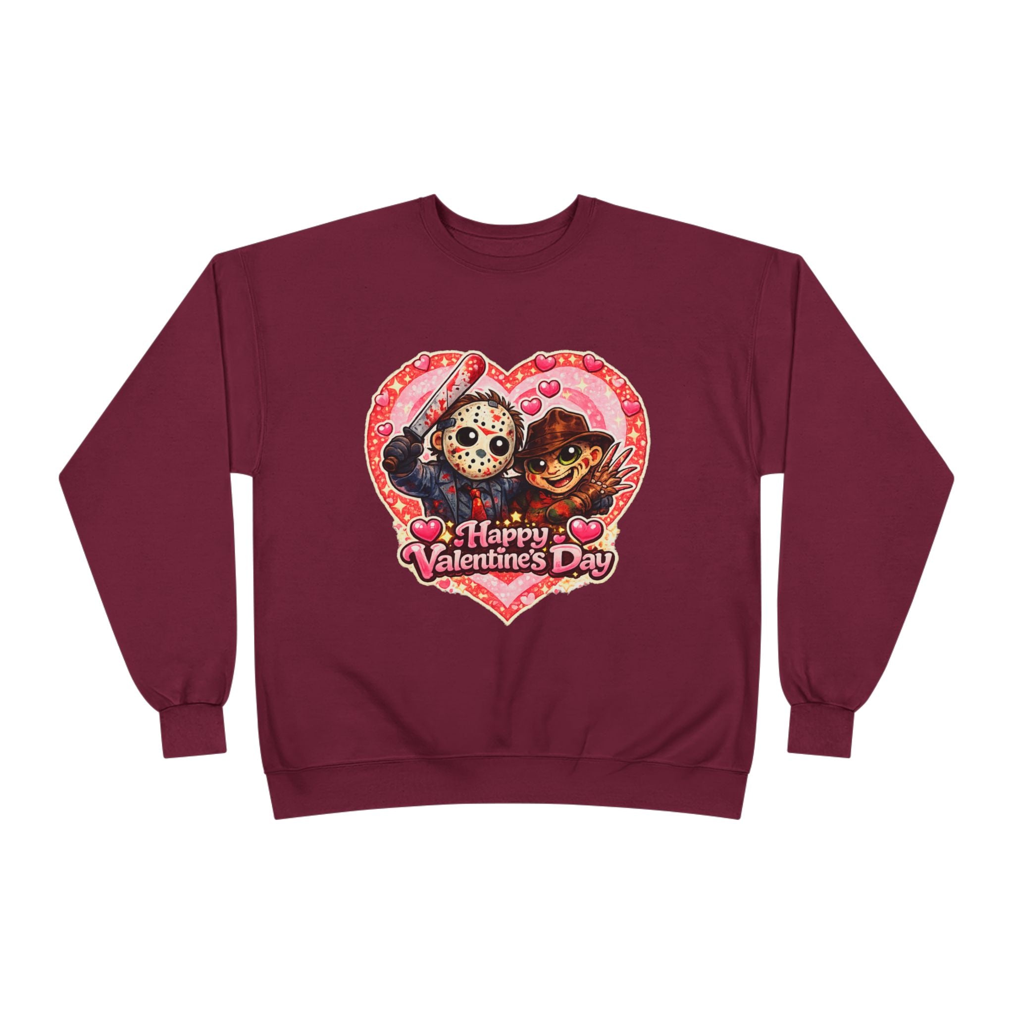 Cute Horrors Valentine's Day Unisex EcoSmart® Crewneck Sweatshirt