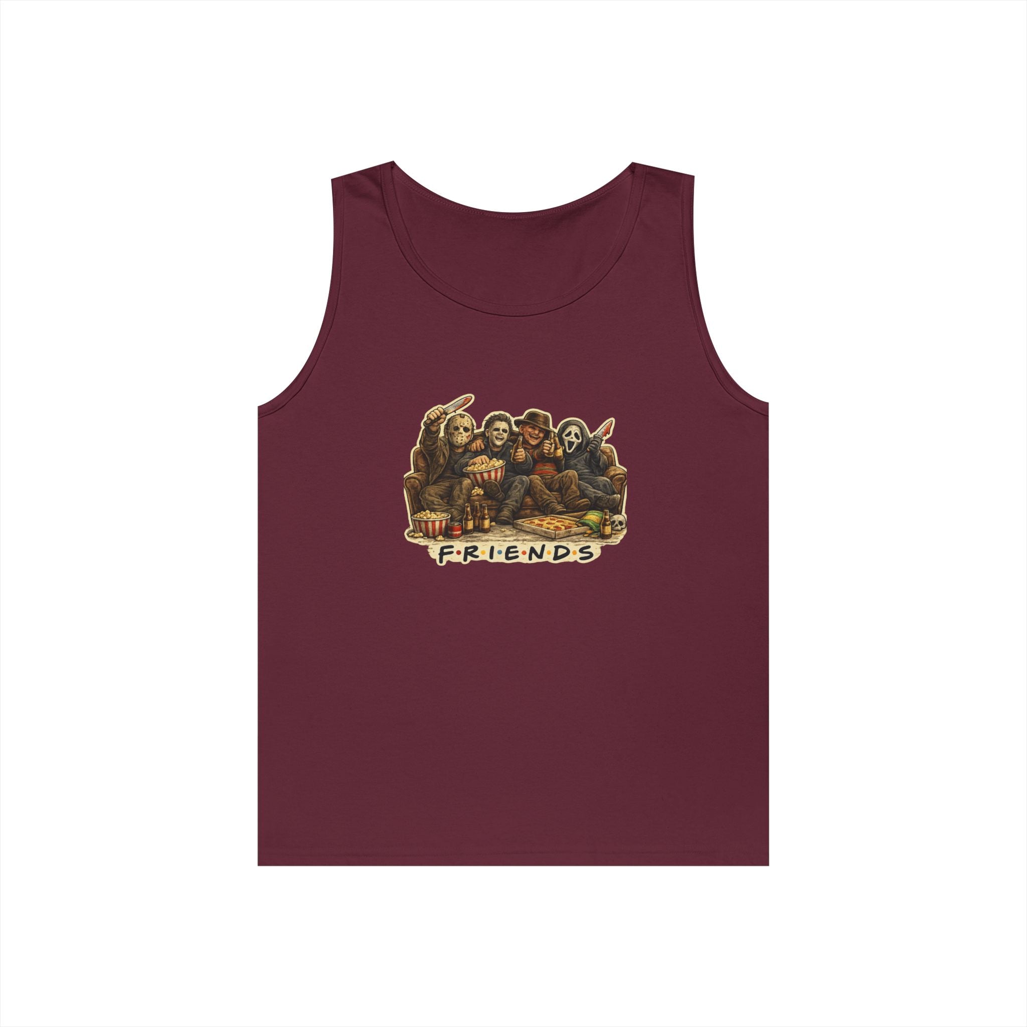 Horror Classics Friends Unisex Heavy Cotton Tank Top