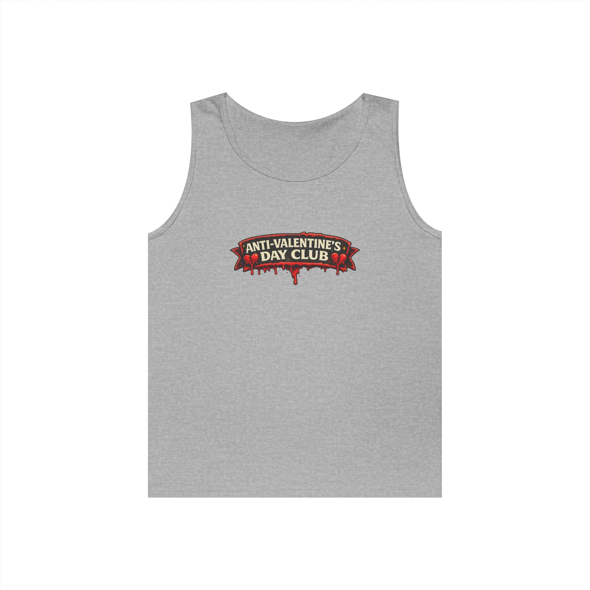 Anti-Valentine's Day Club Unisex Heavy Cotton Tank Top