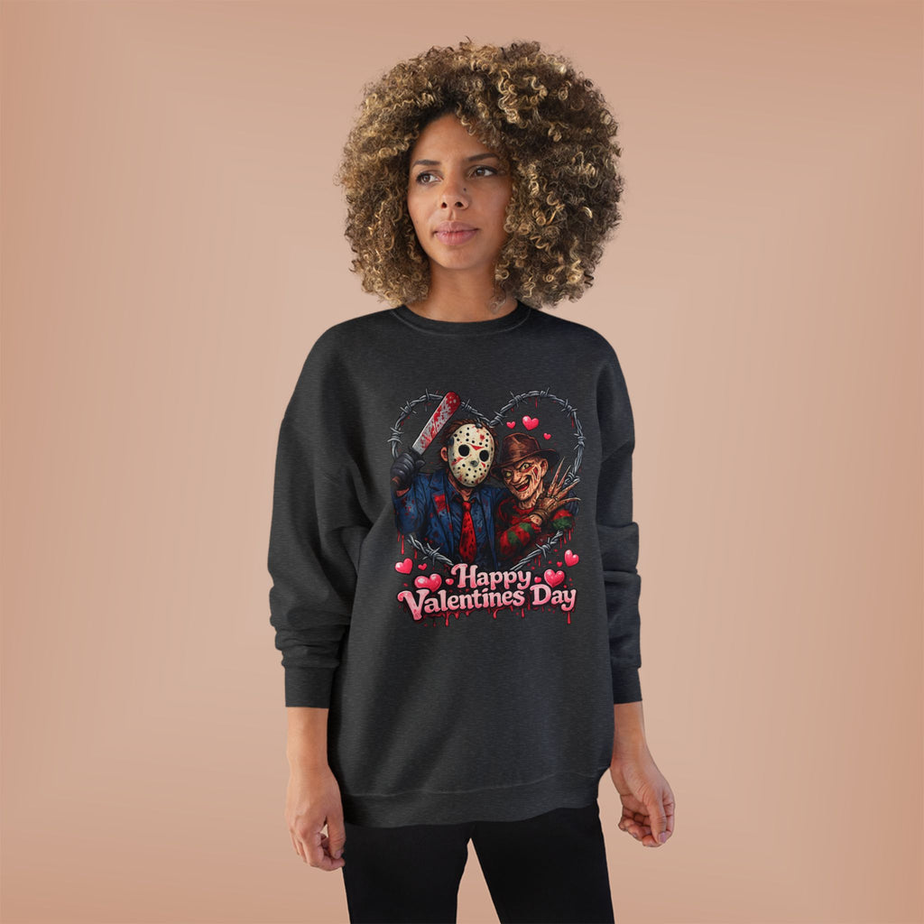 Horror Classic Valentine's Day Unisex EcoSmart® Crewneck Sweatshirt