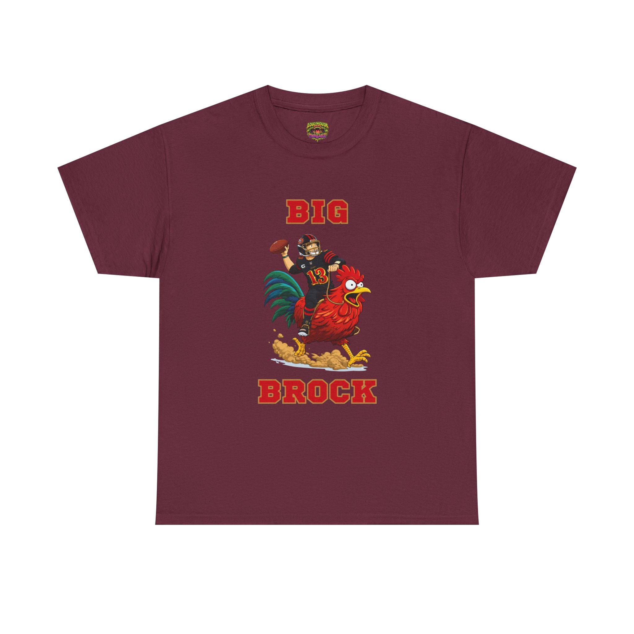 Big Brock T-Shirt — Retro Rooster Graphic Tee
