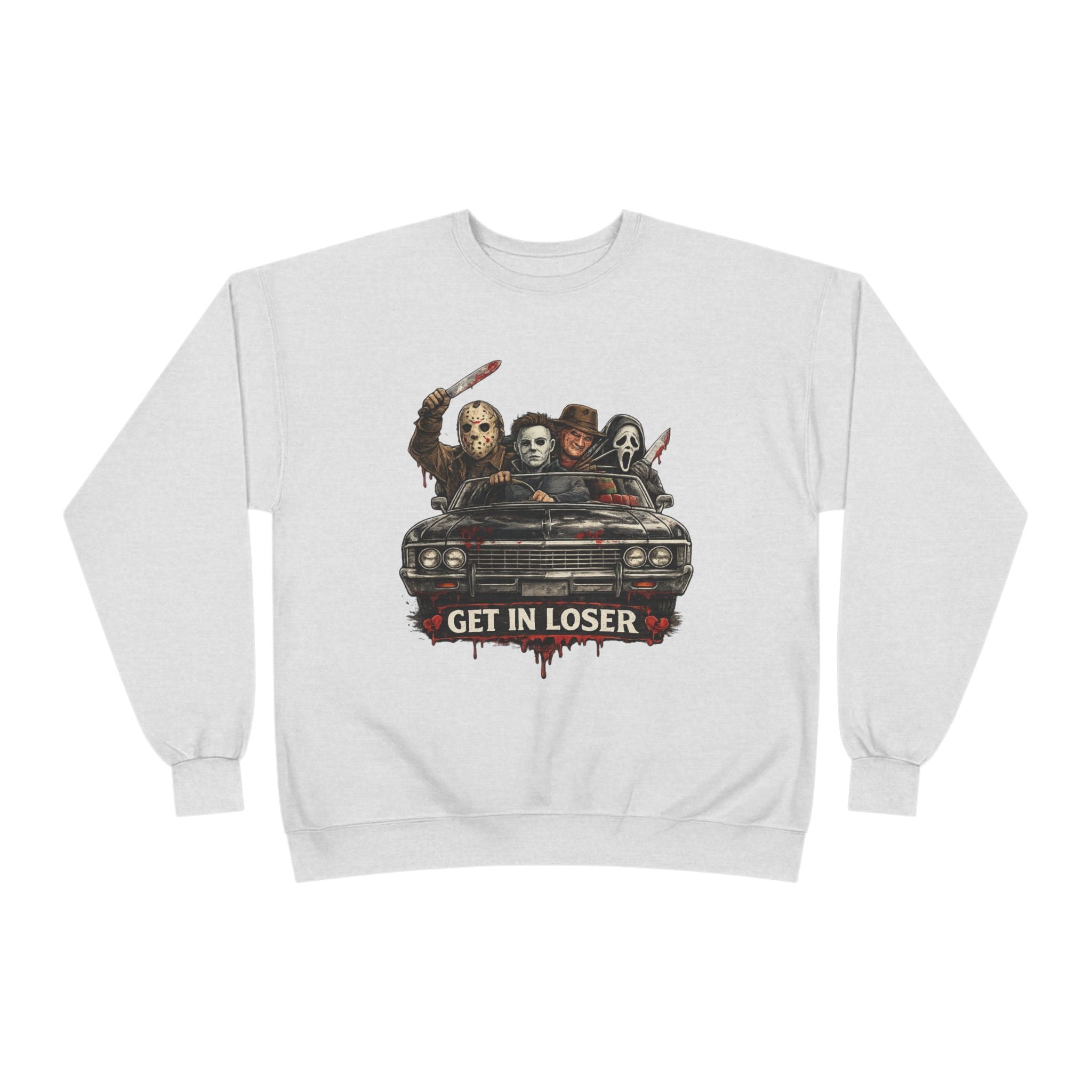 "Get in Loser" Horror Classic Unisex EcoSmart® Crewneck Sweatshirt