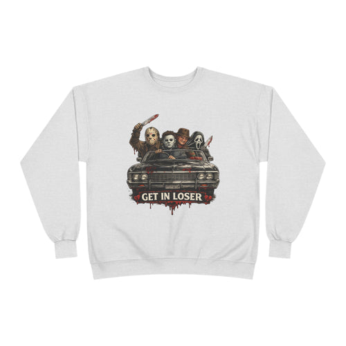 "Get in Loser" Horror Classic Unisex EcoSmart® Crewneck Sweatshirt