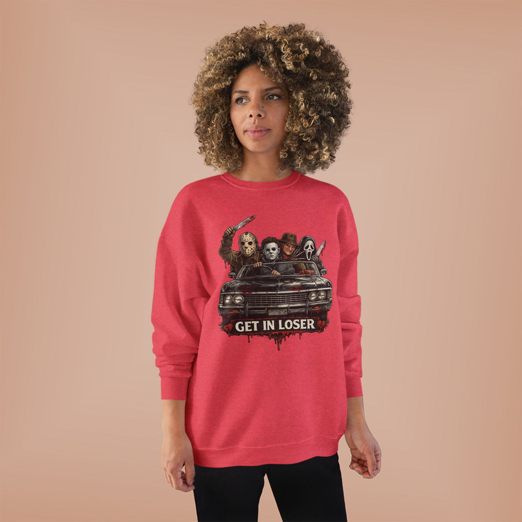 "Get in Loser" Horror Classic Unisex EcoSmart® Crewneck Sweatshirt