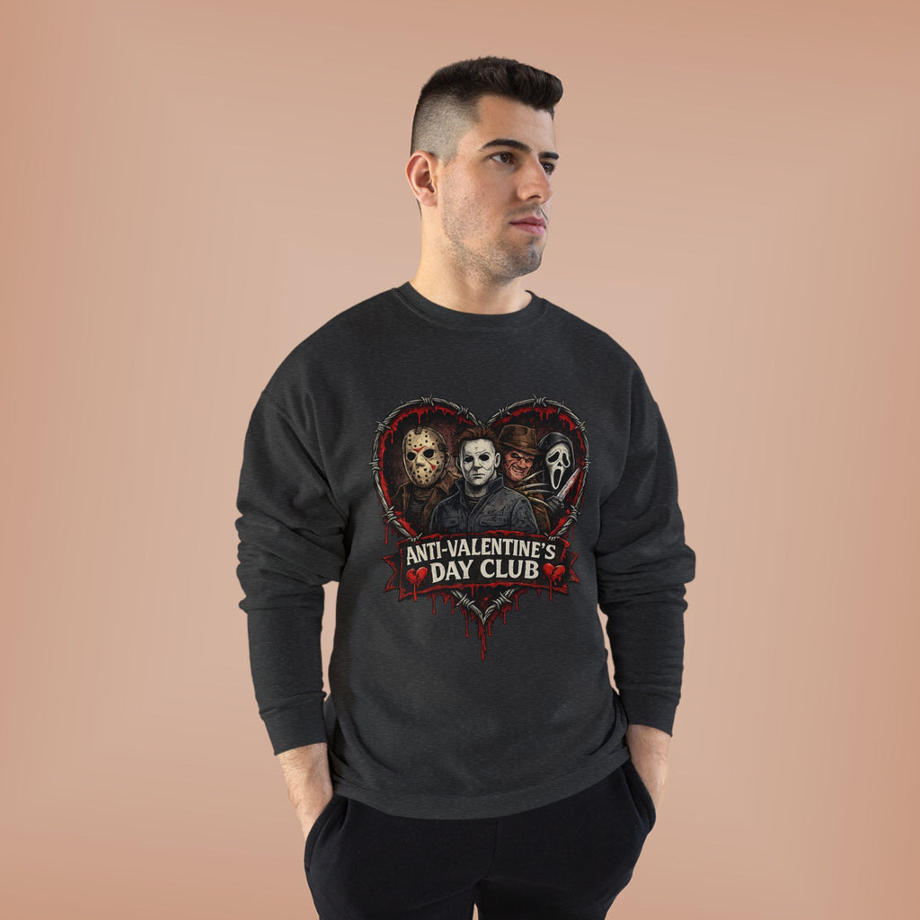 Horror Anti-Valentine's Unisex EcoSmart® Crewneck Sweatshirt