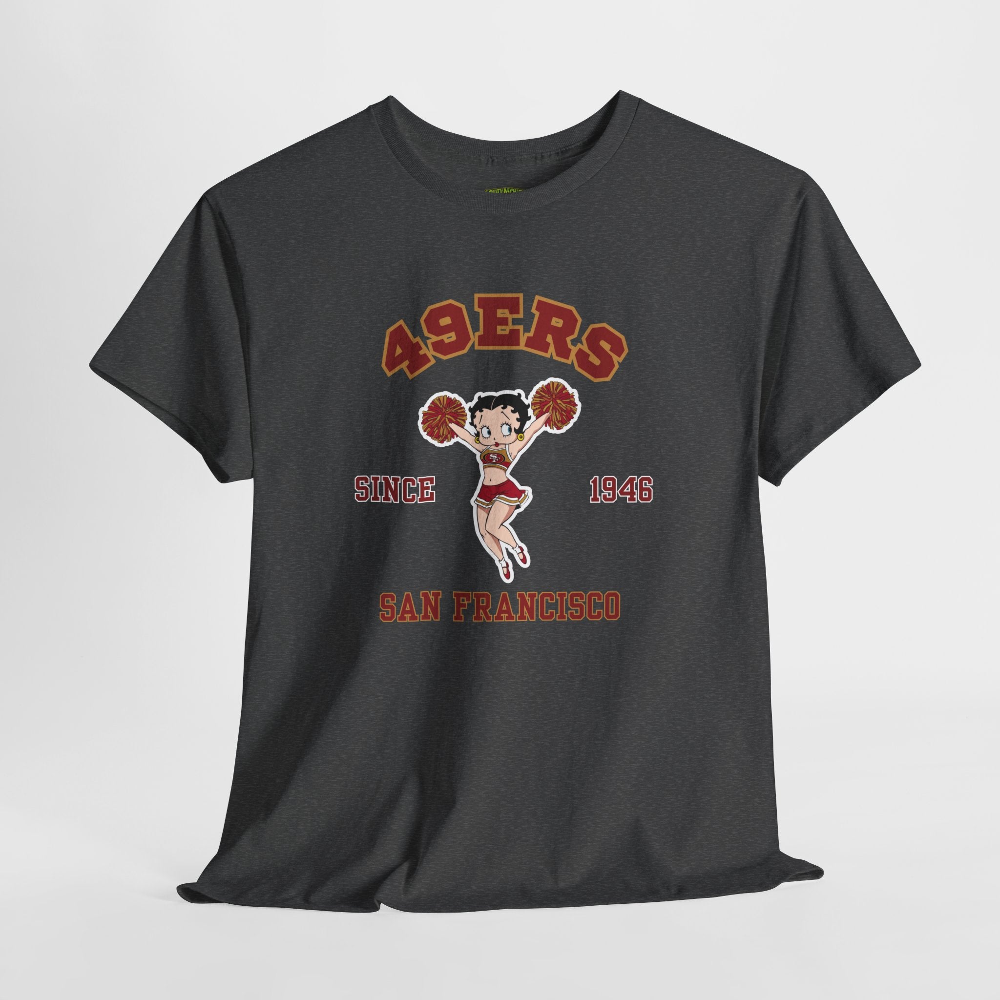49ers Cheerleader Tee — San Francisco Since 1946 Vintage Football Shirt