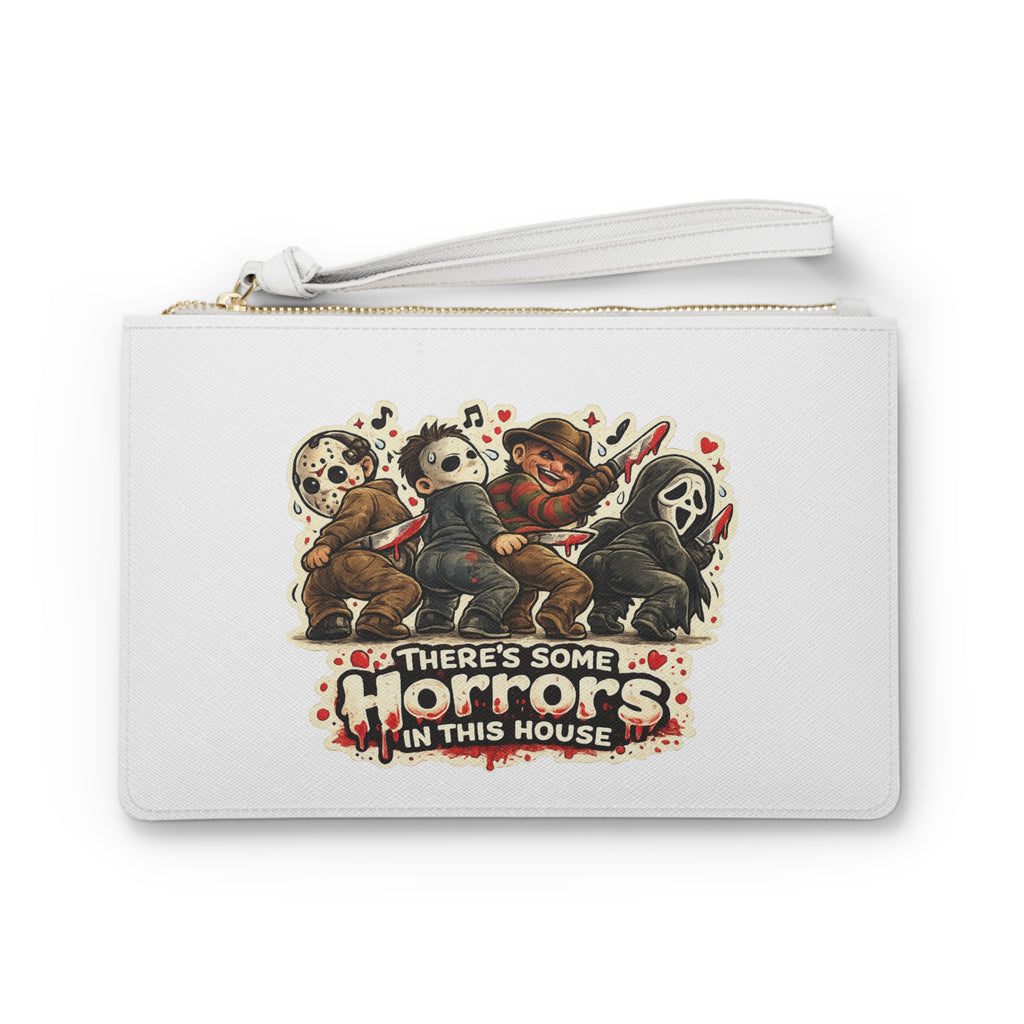 Horrors in this House Clutch Bag