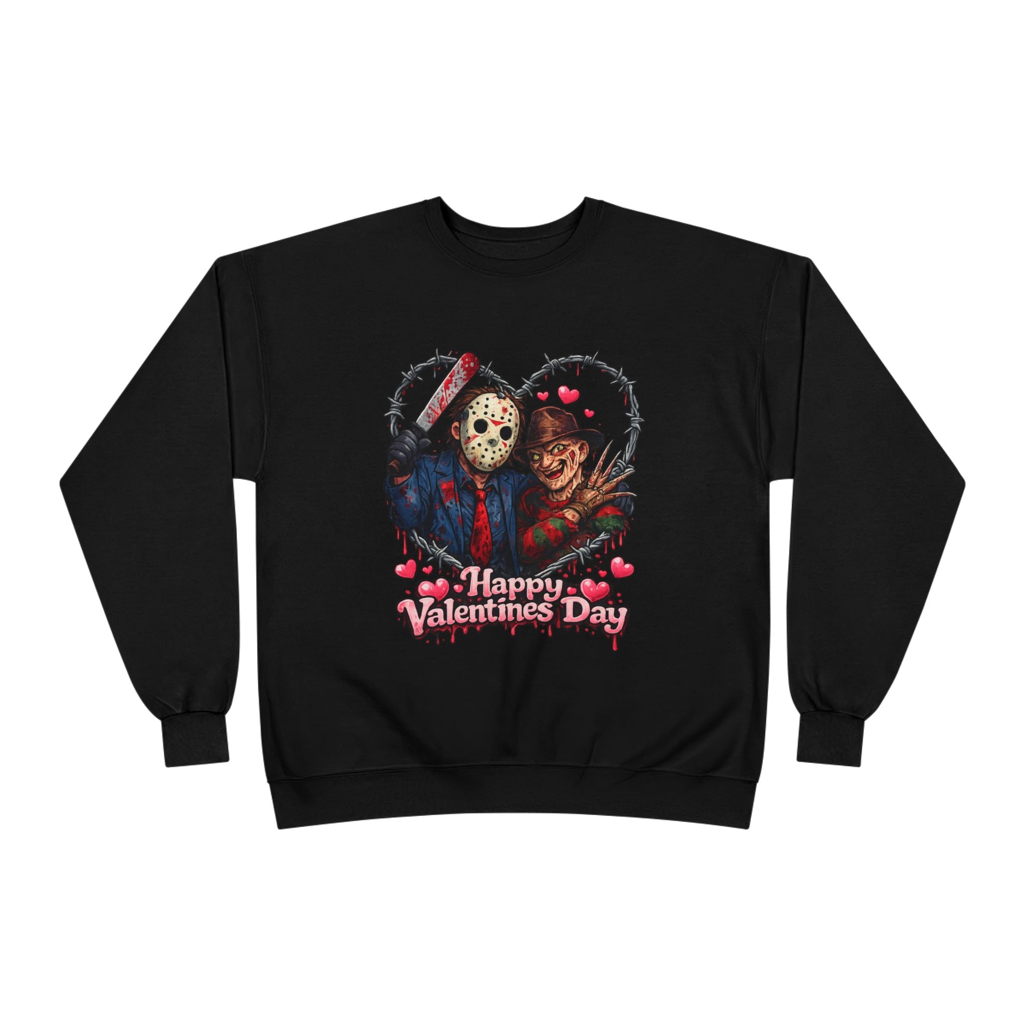 Horror Classic Valentine's Day Unisex EcoSmart® Crewneck Sweatshirt