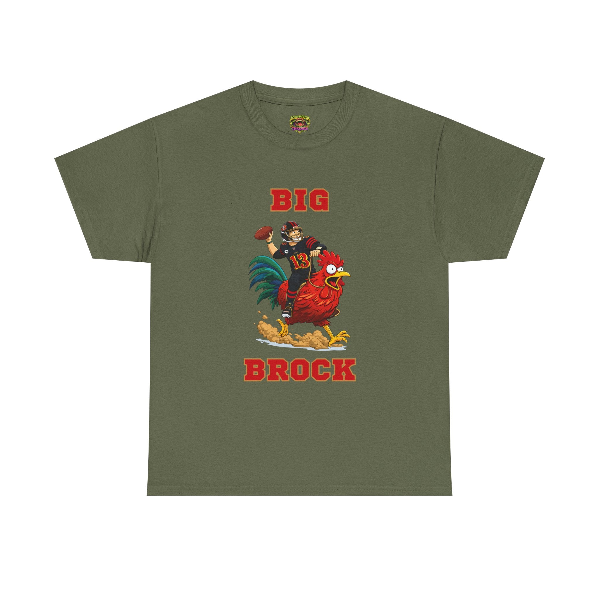 Big Brock T-Shirt — Retro Rooster Graphic Tee