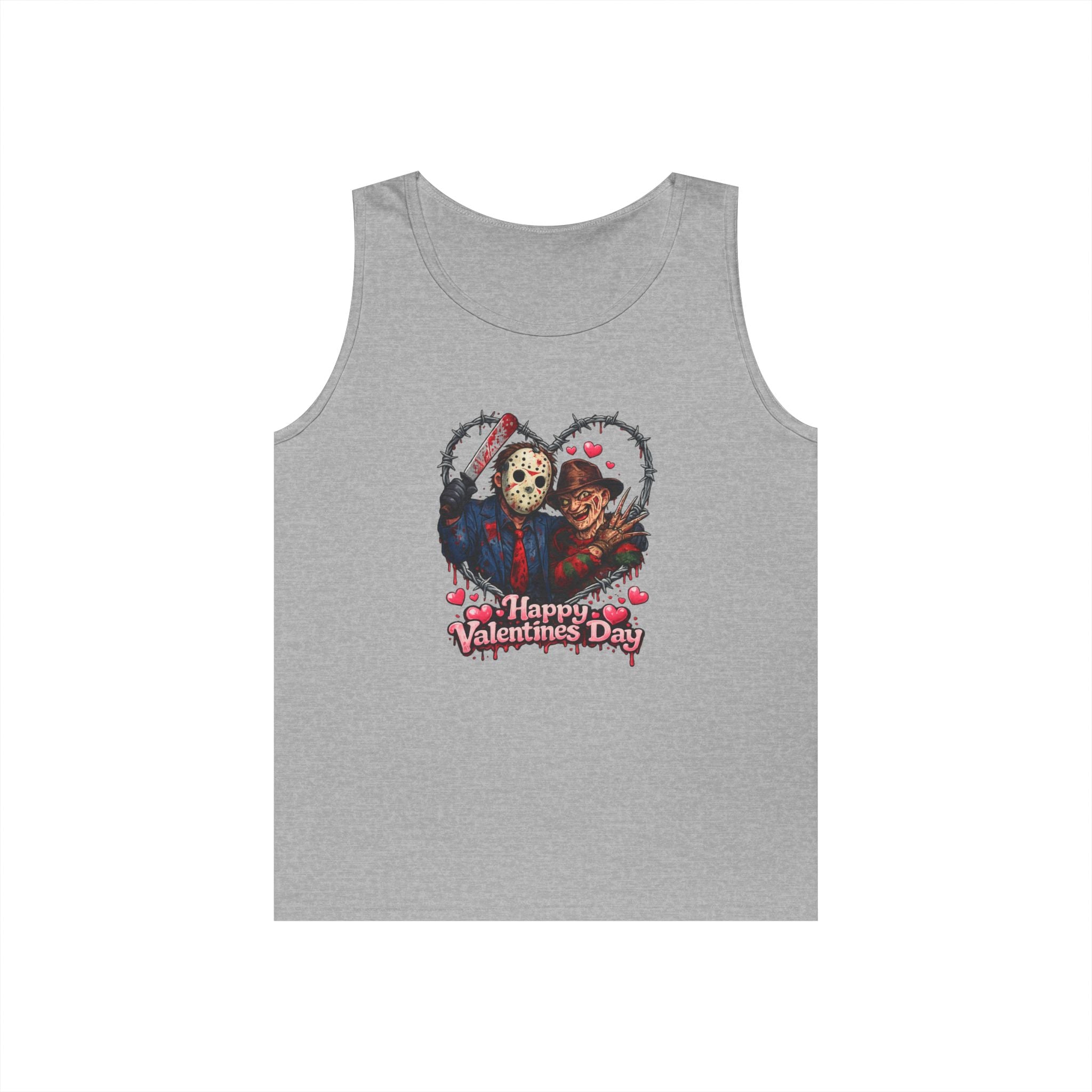 Horror Movie Classic Valentine's Unisex Heavy Cotton Tank Top
