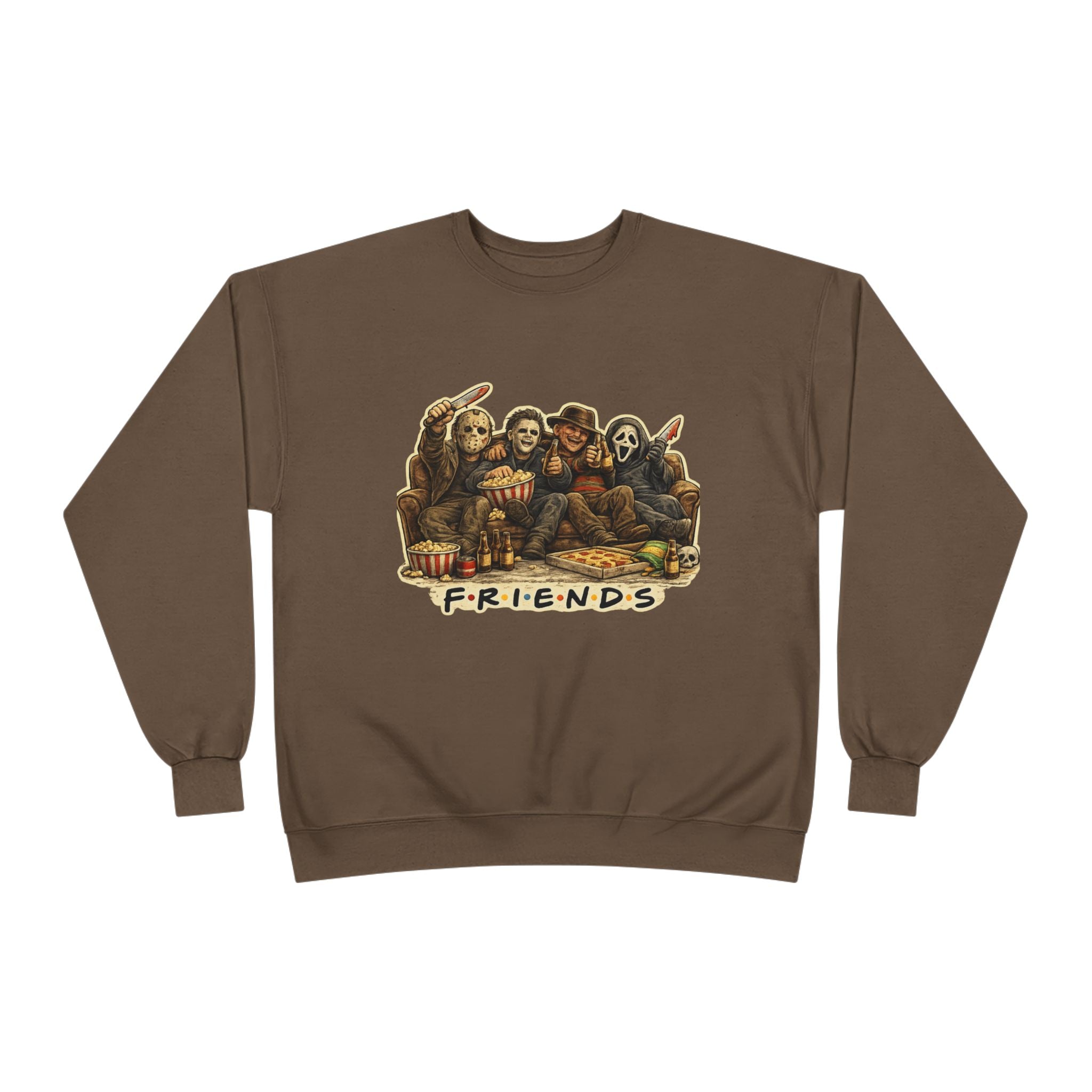 Horror Classics Friends Unisex EcoSmart® Crewneck Sweatshirt