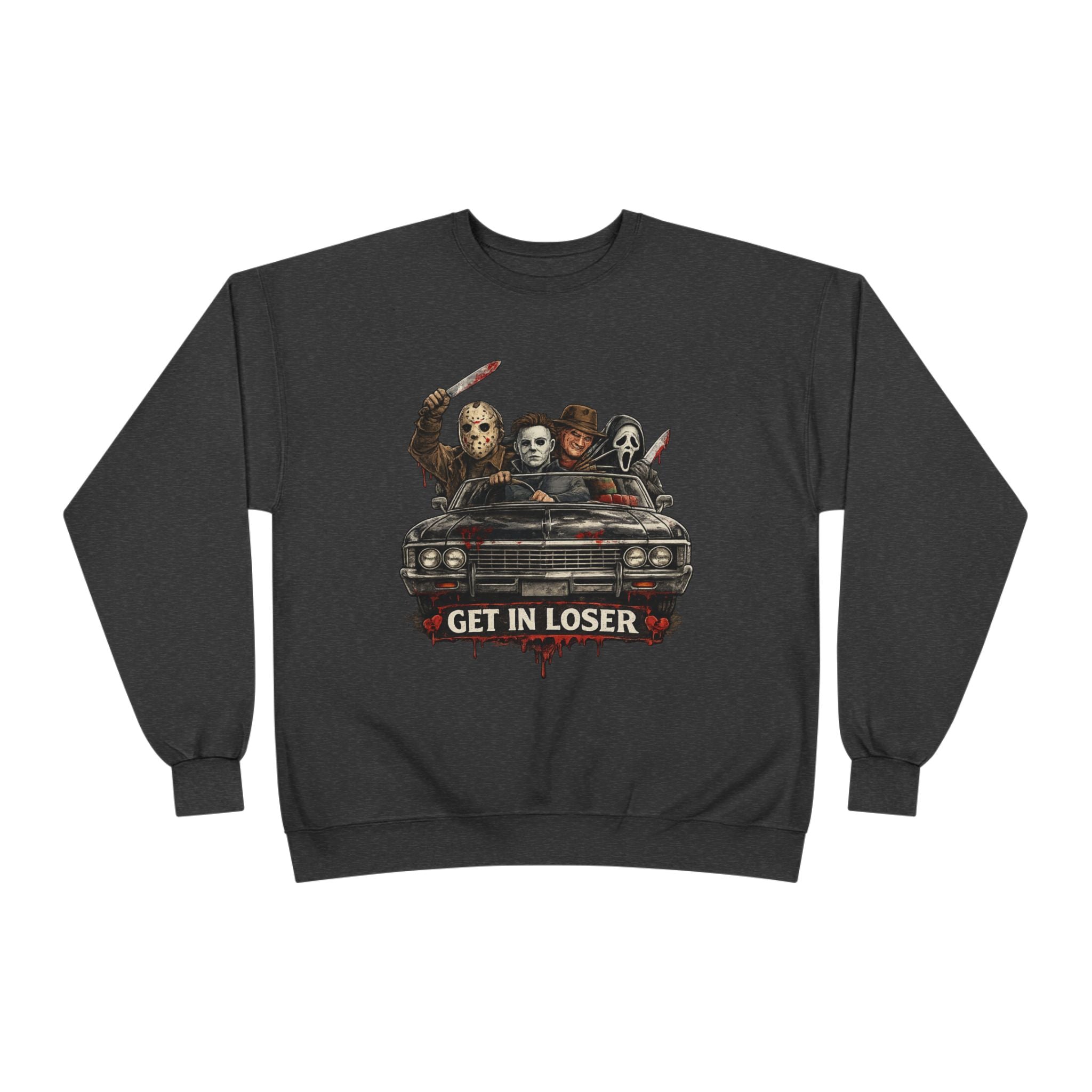 "Get in Loser" Horror Classic Unisex EcoSmart® Crewneck Sweatshirt