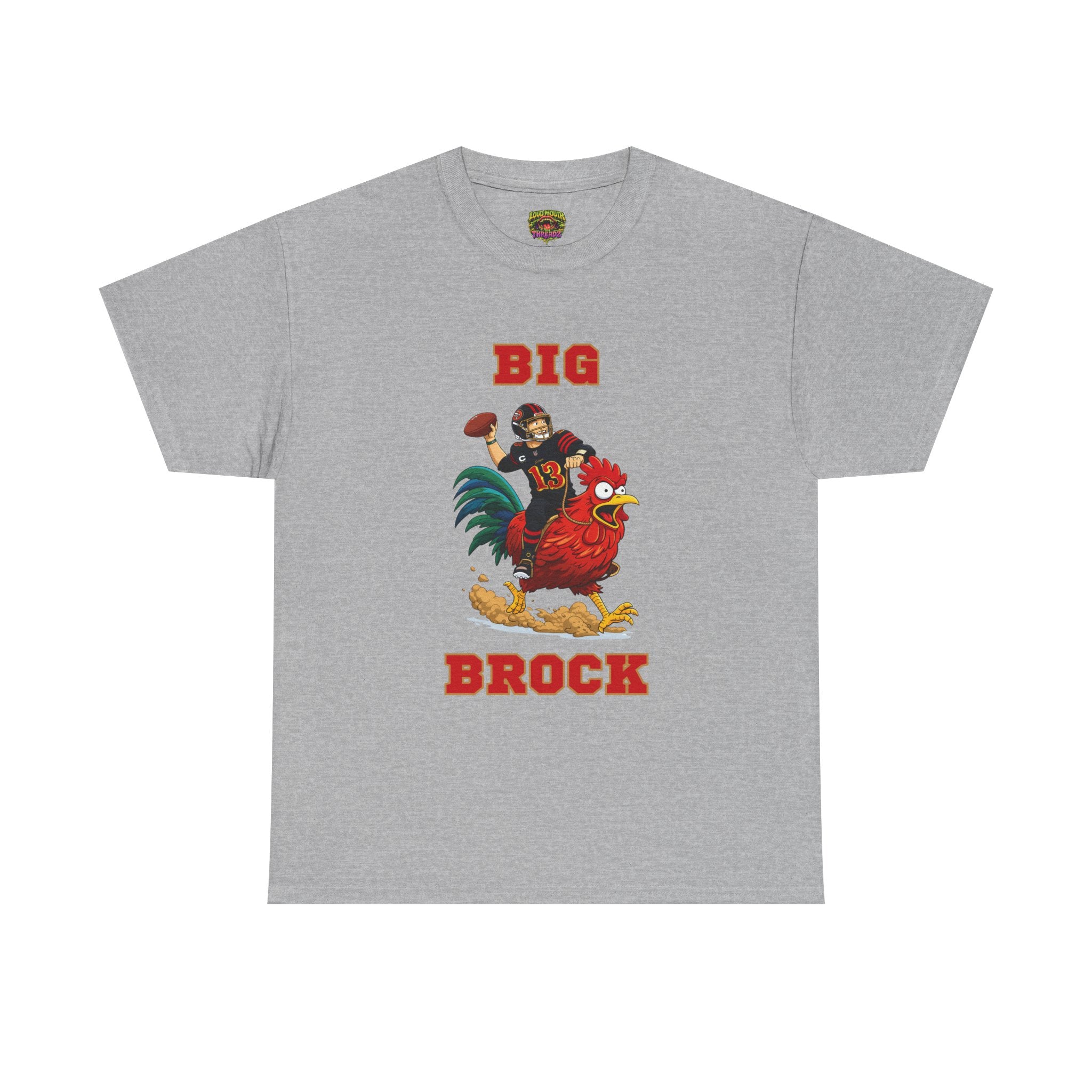 Big Brock T-Shirt — Retro Rooster Graphic Tee