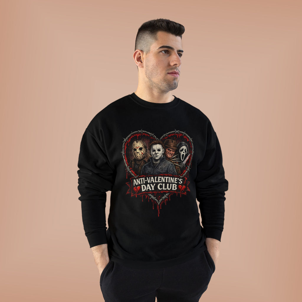 Horror Anti-Valentine's Unisex EcoSmart® Crewneck Sweatshirt