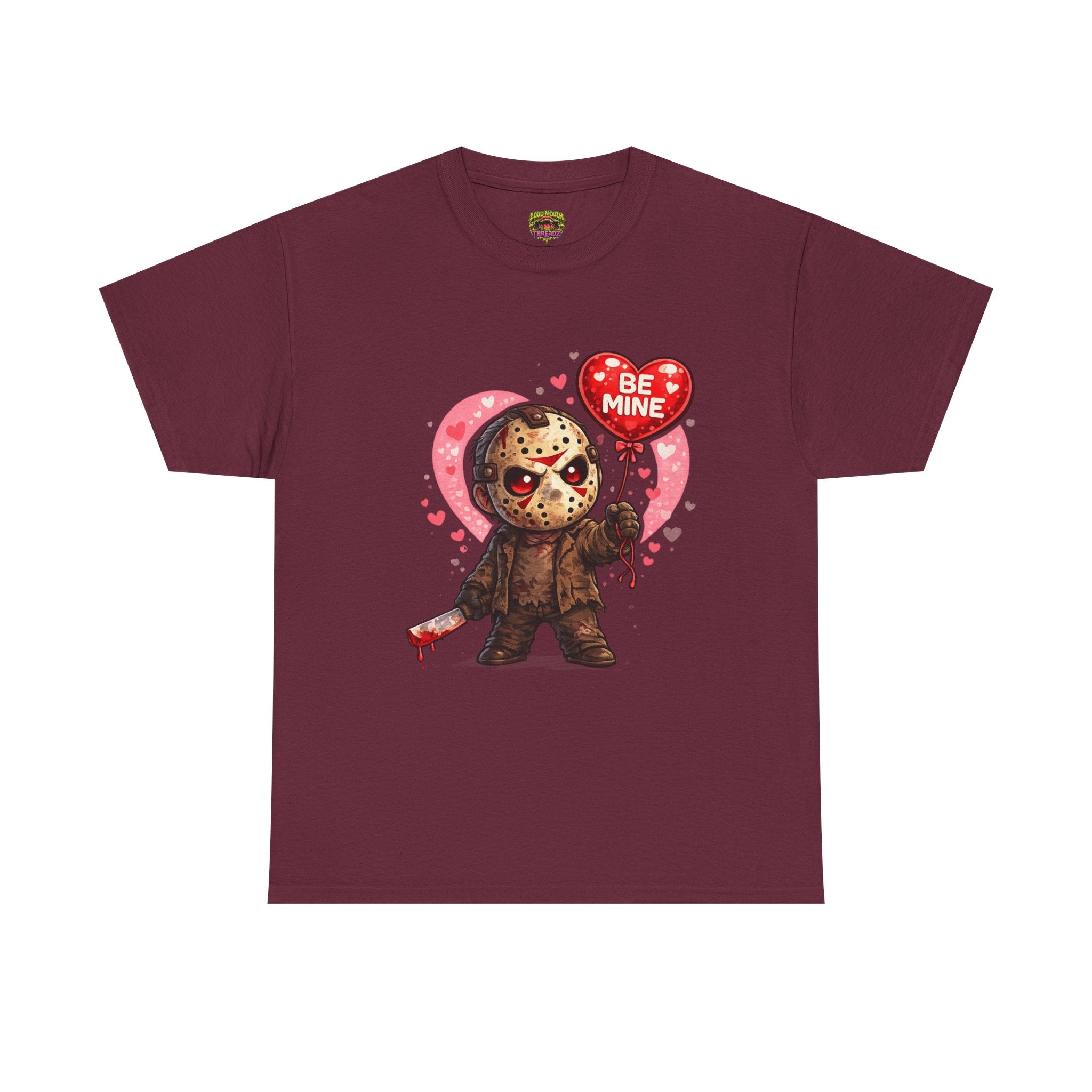Jason Valentine Tee - 'Be Mine' Horror Cute Valentine's Day T-Shirt