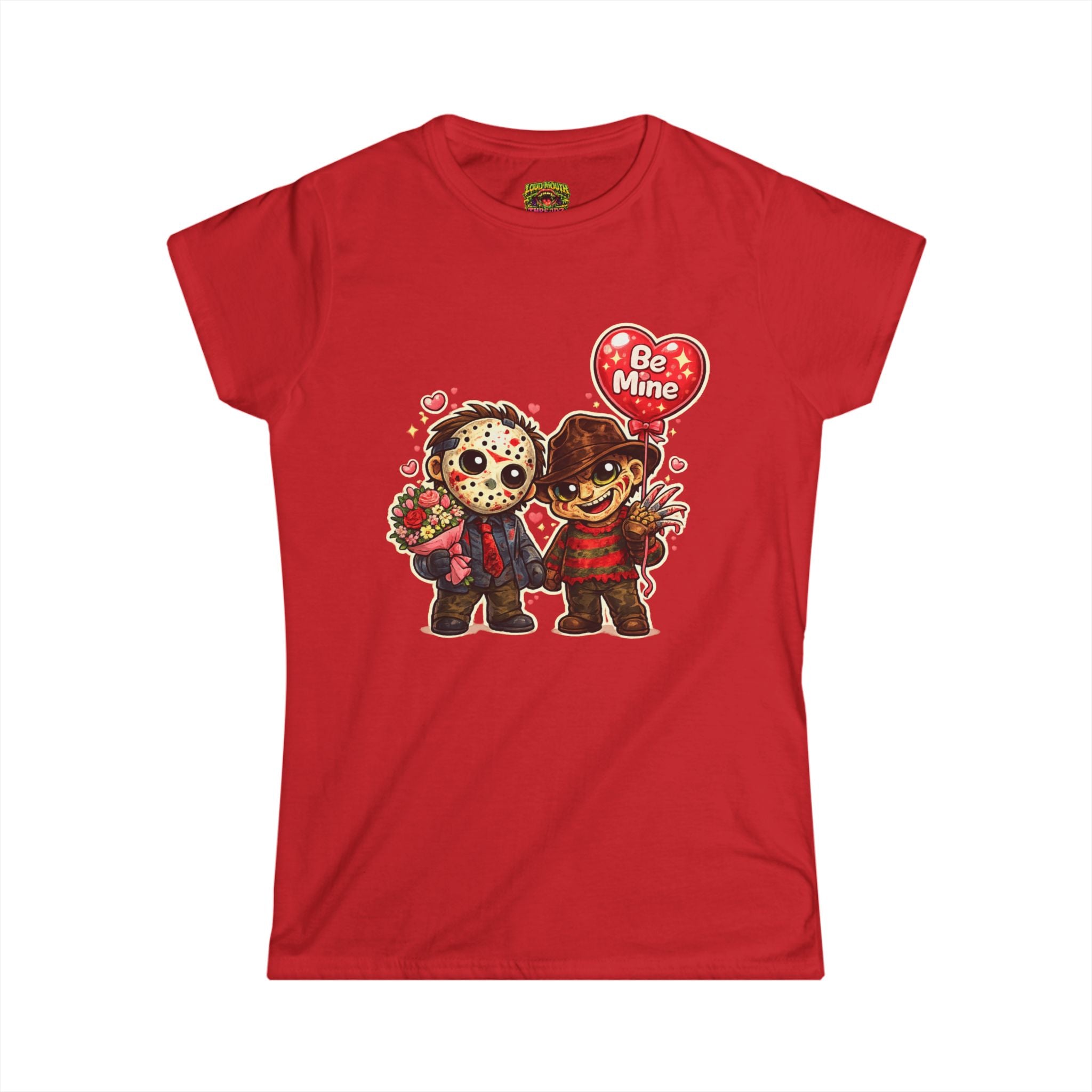 Valentine Horror Cuties T-Shirt — "Be Mine" Jason & Freddy Couple Tee