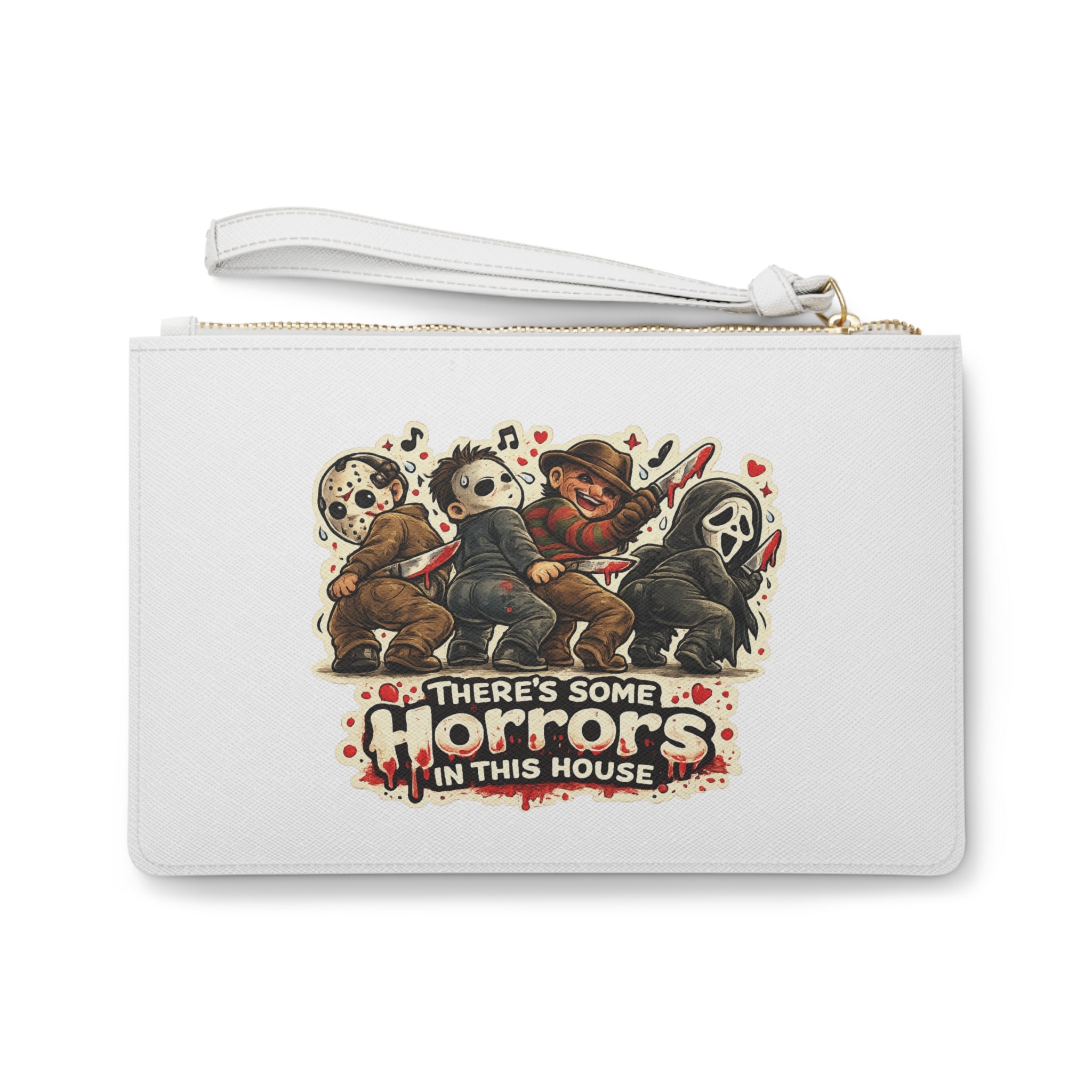 Horrors in this House Clutch Bag