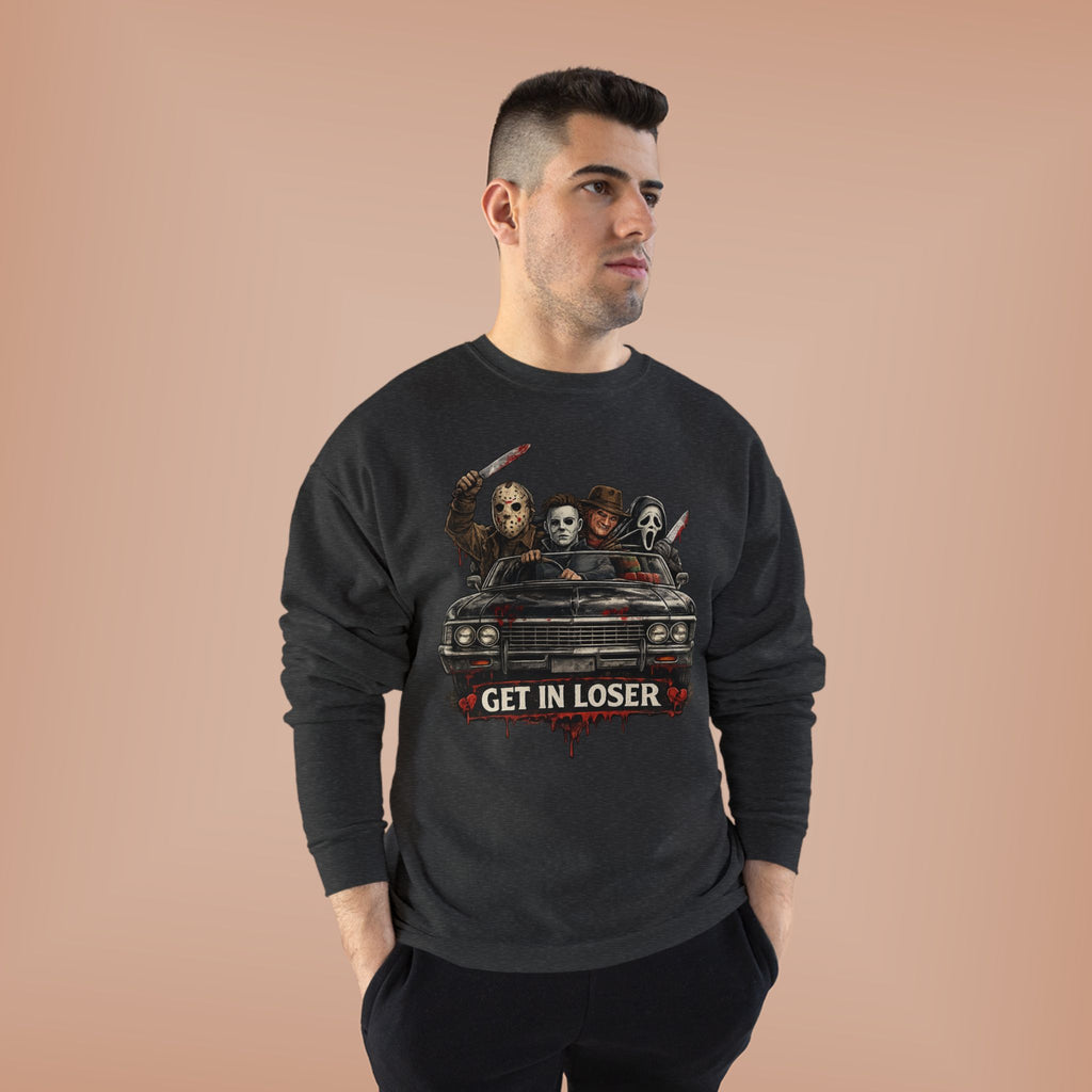 "Get in Loser" Horror Classic Unisex EcoSmart® Crewneck Sweatshirt