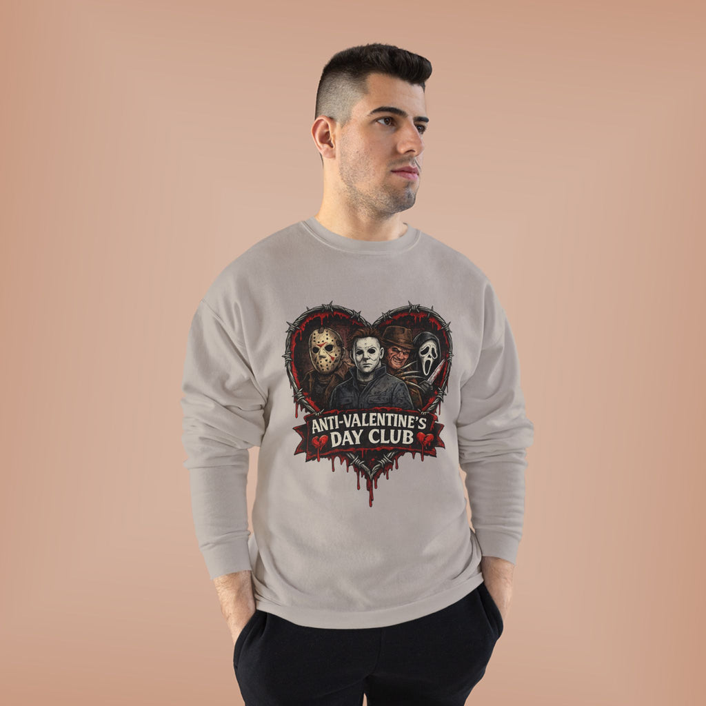 Horror Anti-Valentine's Unisex EcoSmart® Crewneck Sweatshirt