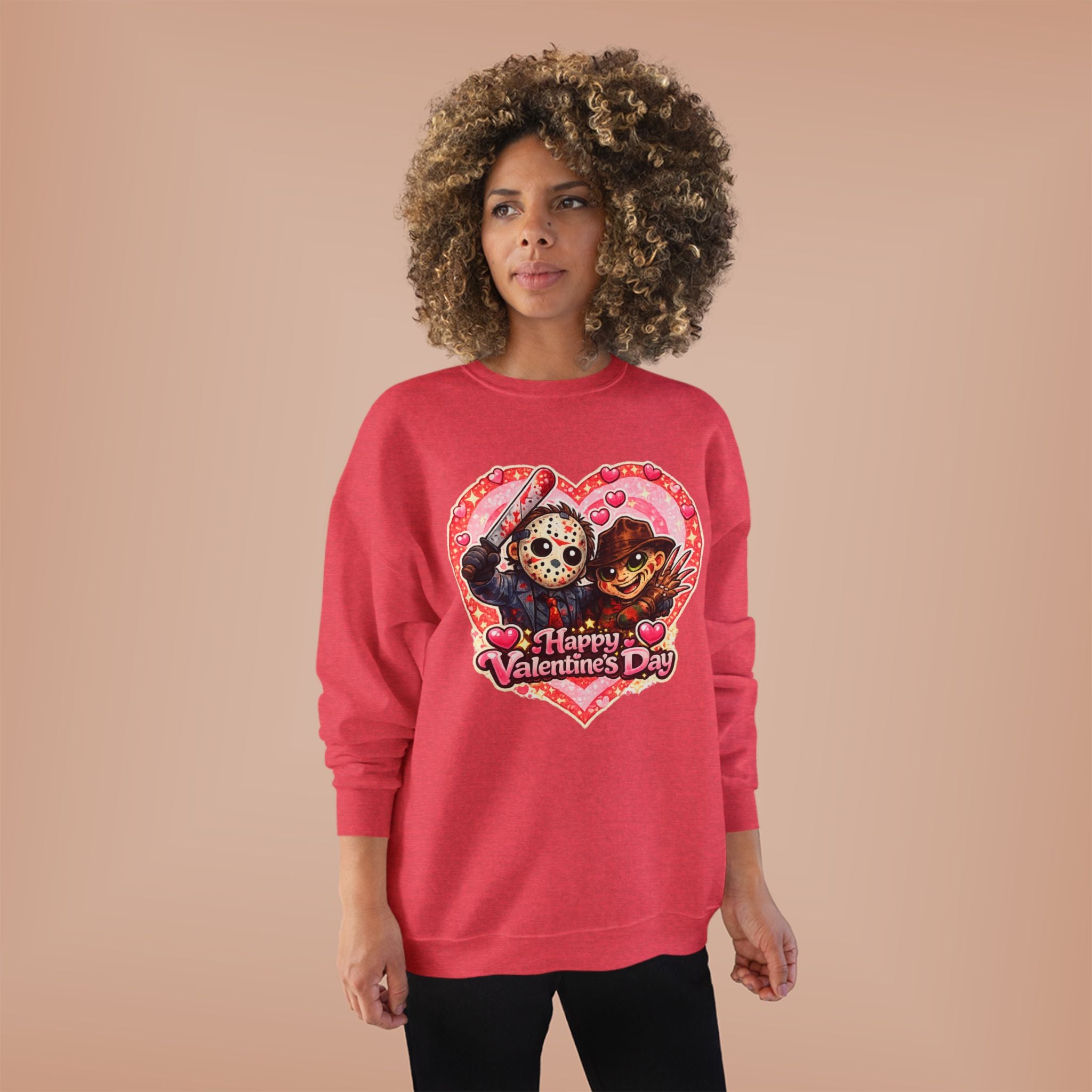 Cute Horrors Valentine's Day Unisex EcoSmart® Crewneck Sweatshirt