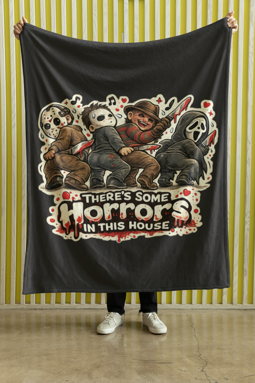 Horrors in this House Velveteen Plush Blanket