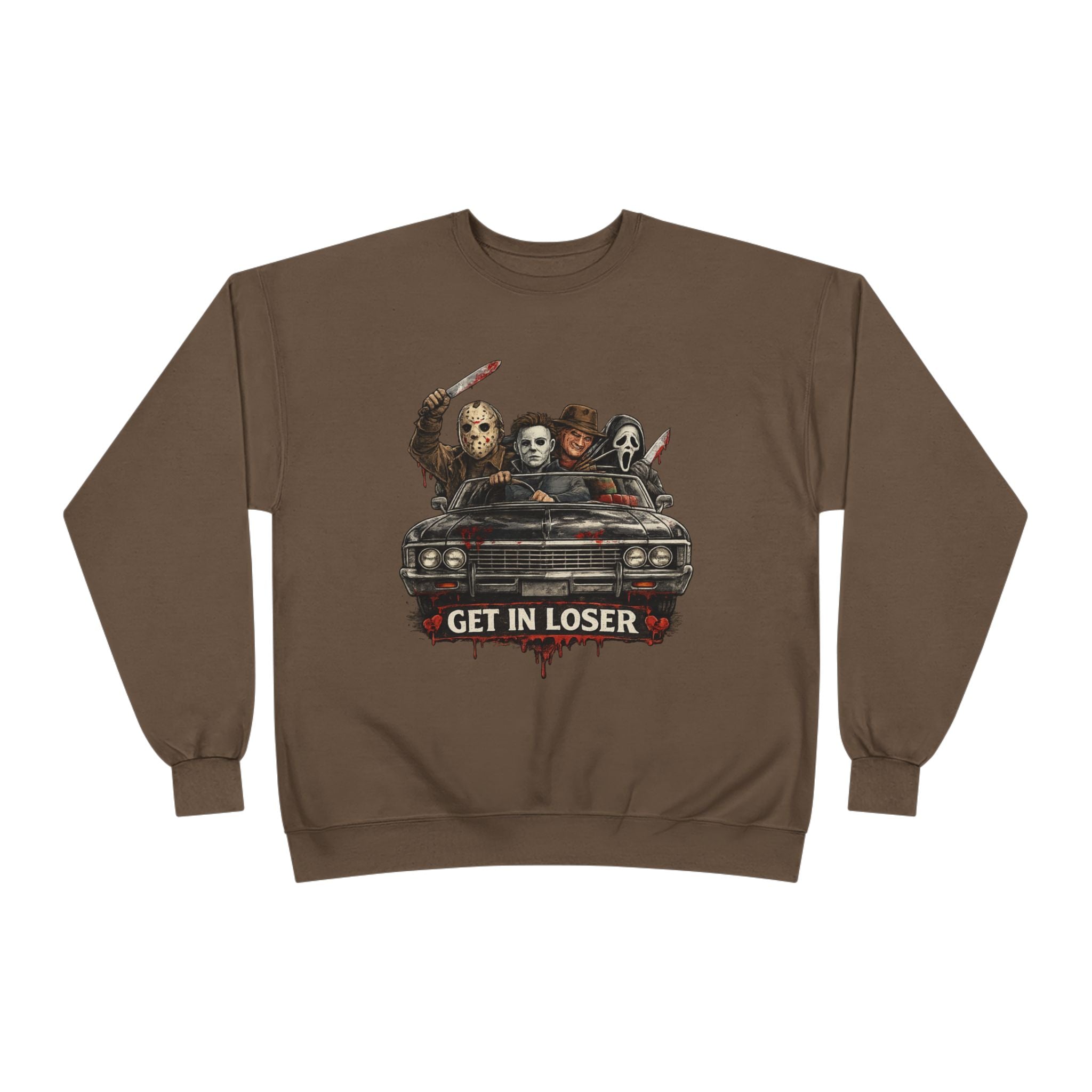 "Get in Loser" Horror Classic Unisex EcoSmart® Crewneck Sweatshirt