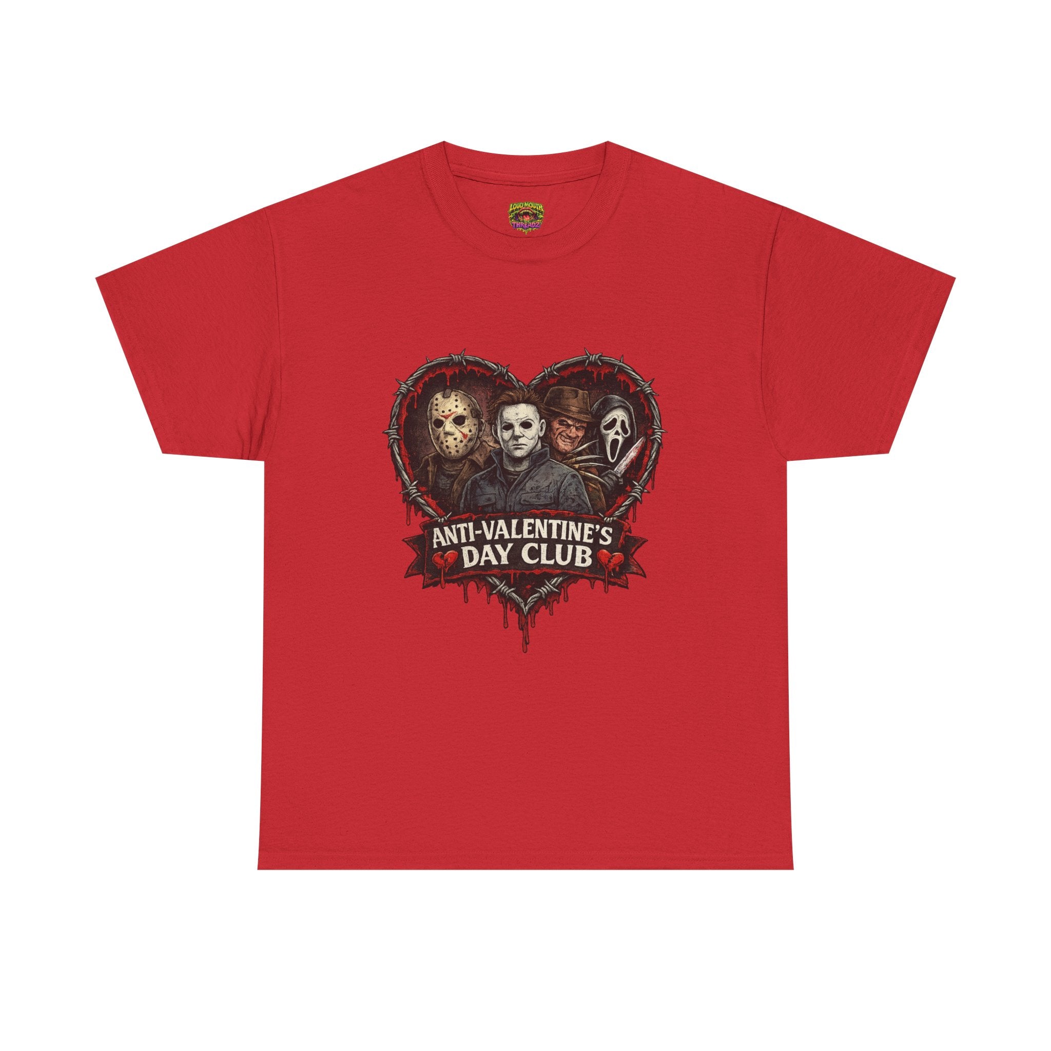 Horror Classics Anti-Valentine's Unisex Heavy Cotton Tee