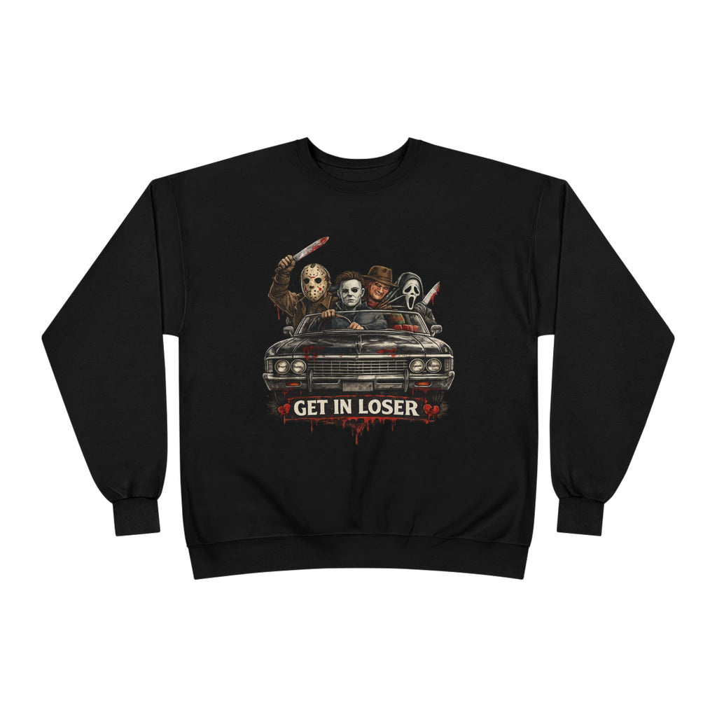 "Get in Loser" Horror Classic Unisex EcoSmart® Crewneck Sweatshirt