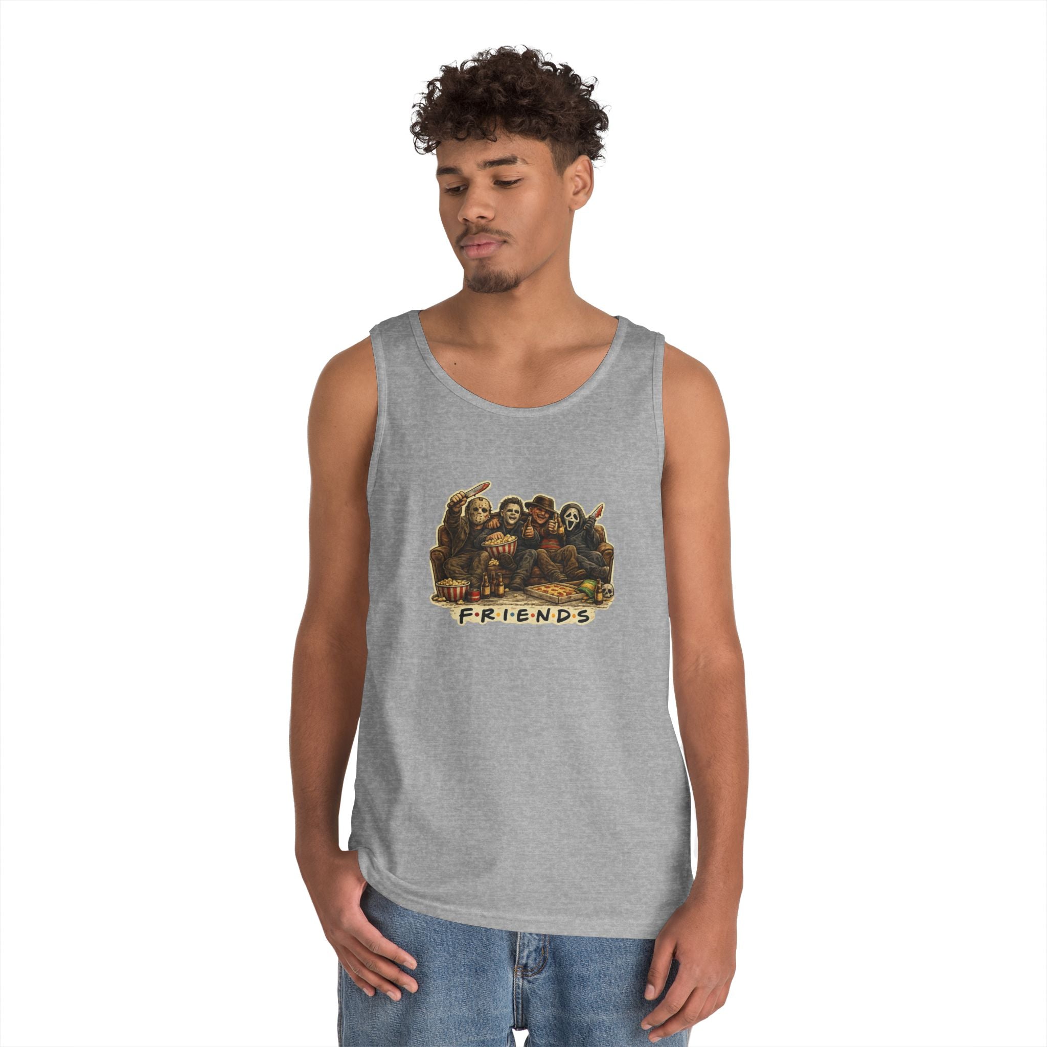 Horror Classics Friends Unisex Heavy Cotton Tank Top