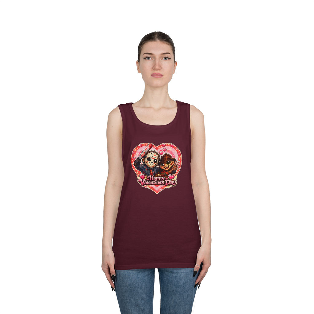Horror Classic Valentine's Unisex Heavy Cotton Tank Top