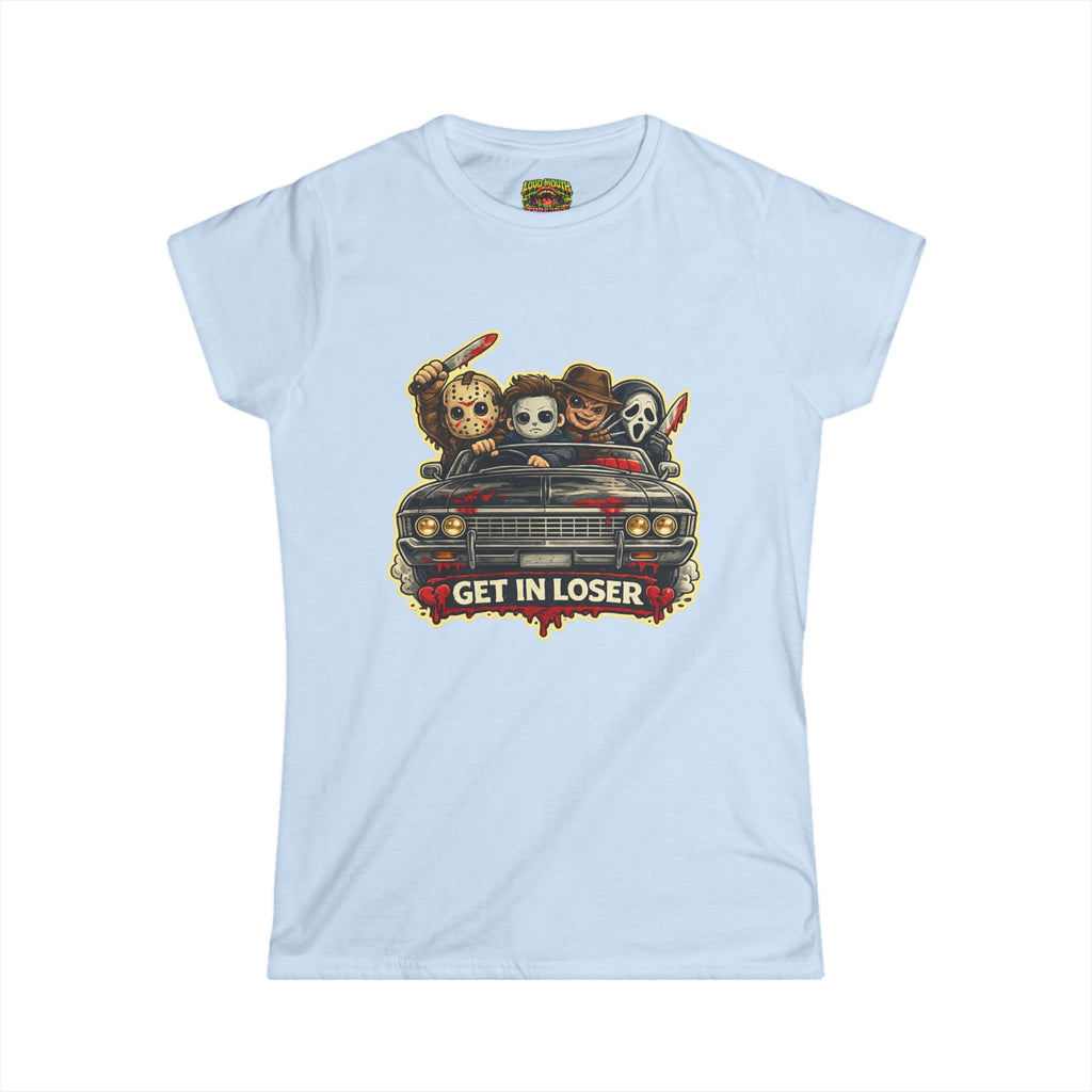 Horror Icons 'Get in Loser' Women's Tee